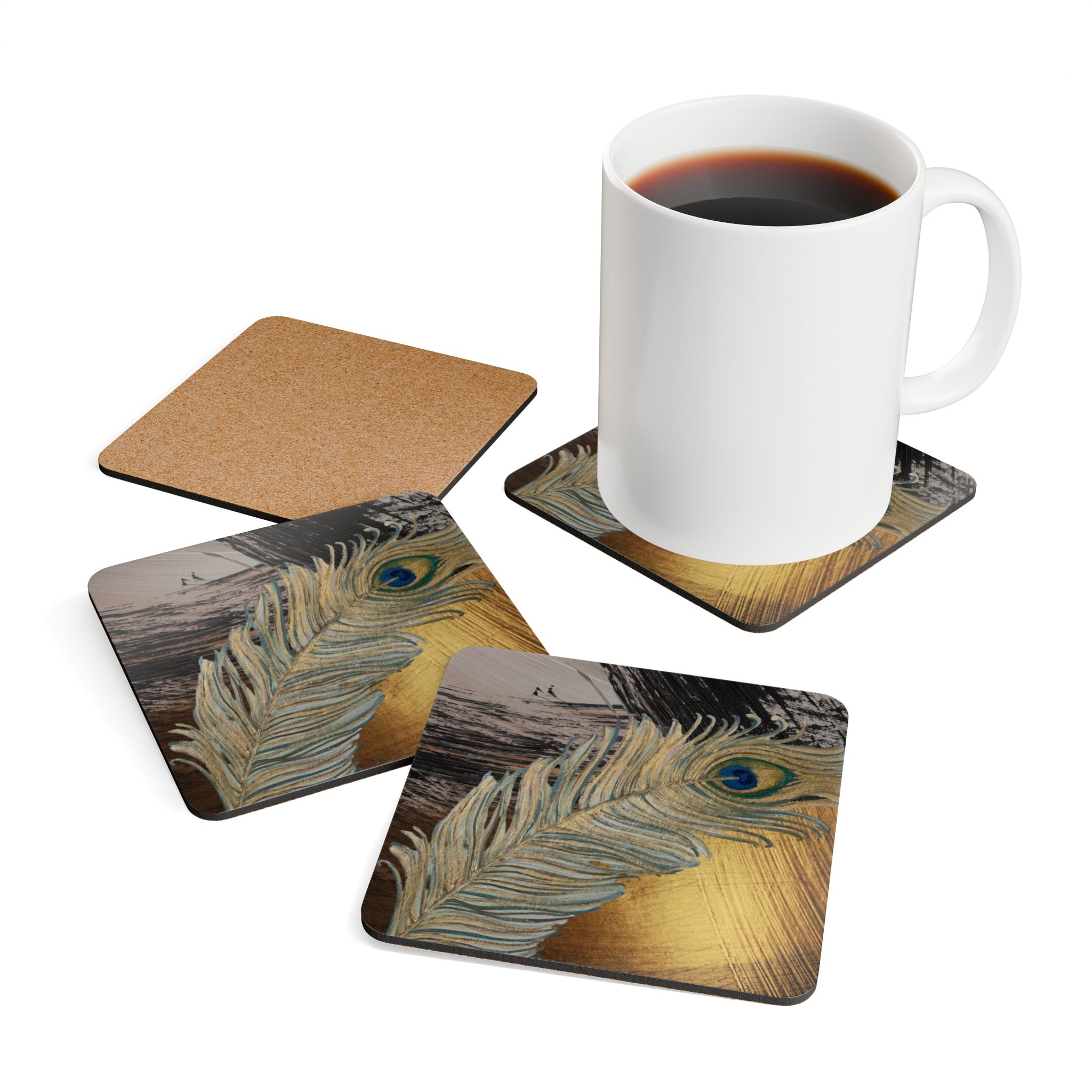 Corkwood Coaster Set - Image 4