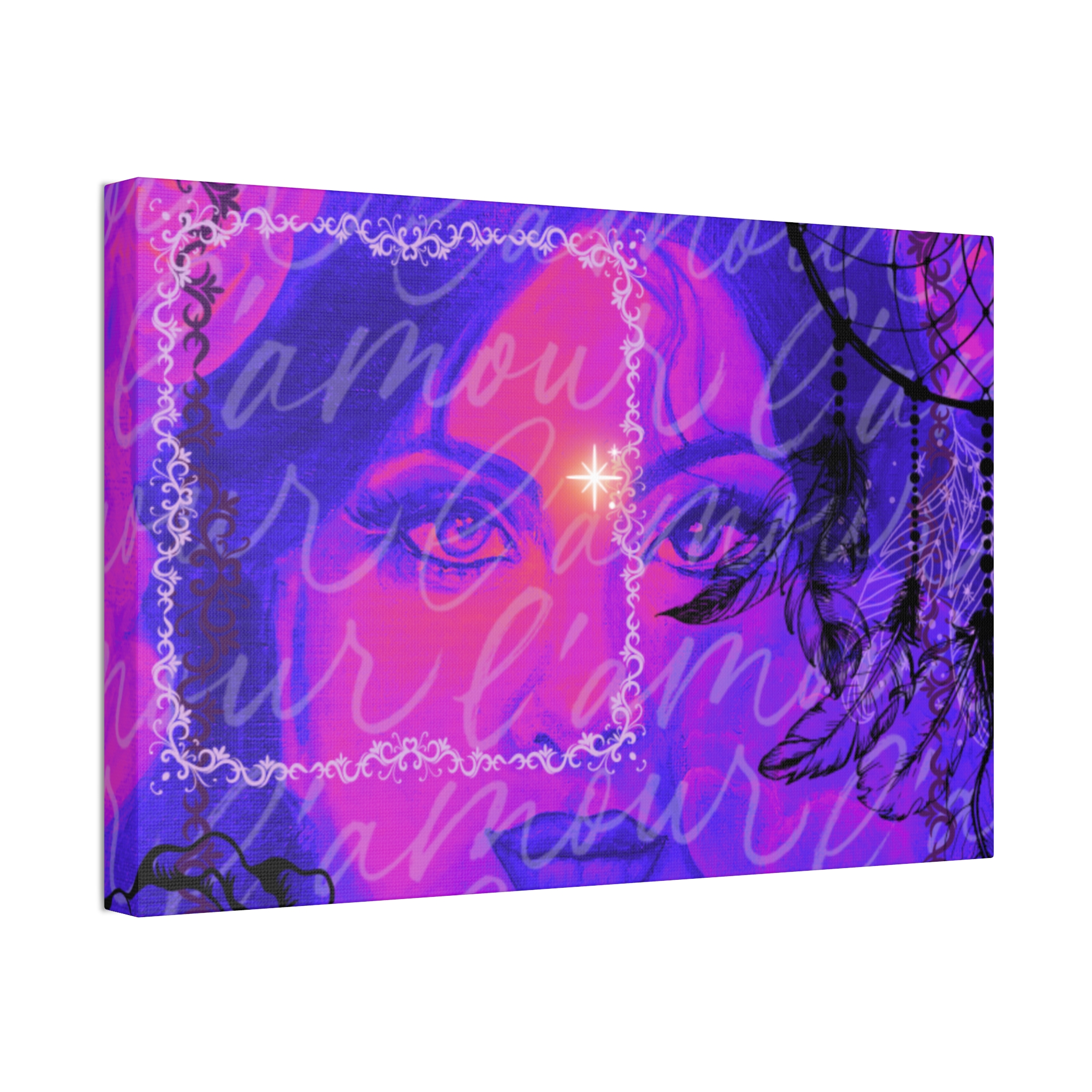 Khubsoorat series ,Canvas Stretched, 1.5'' - Image 2