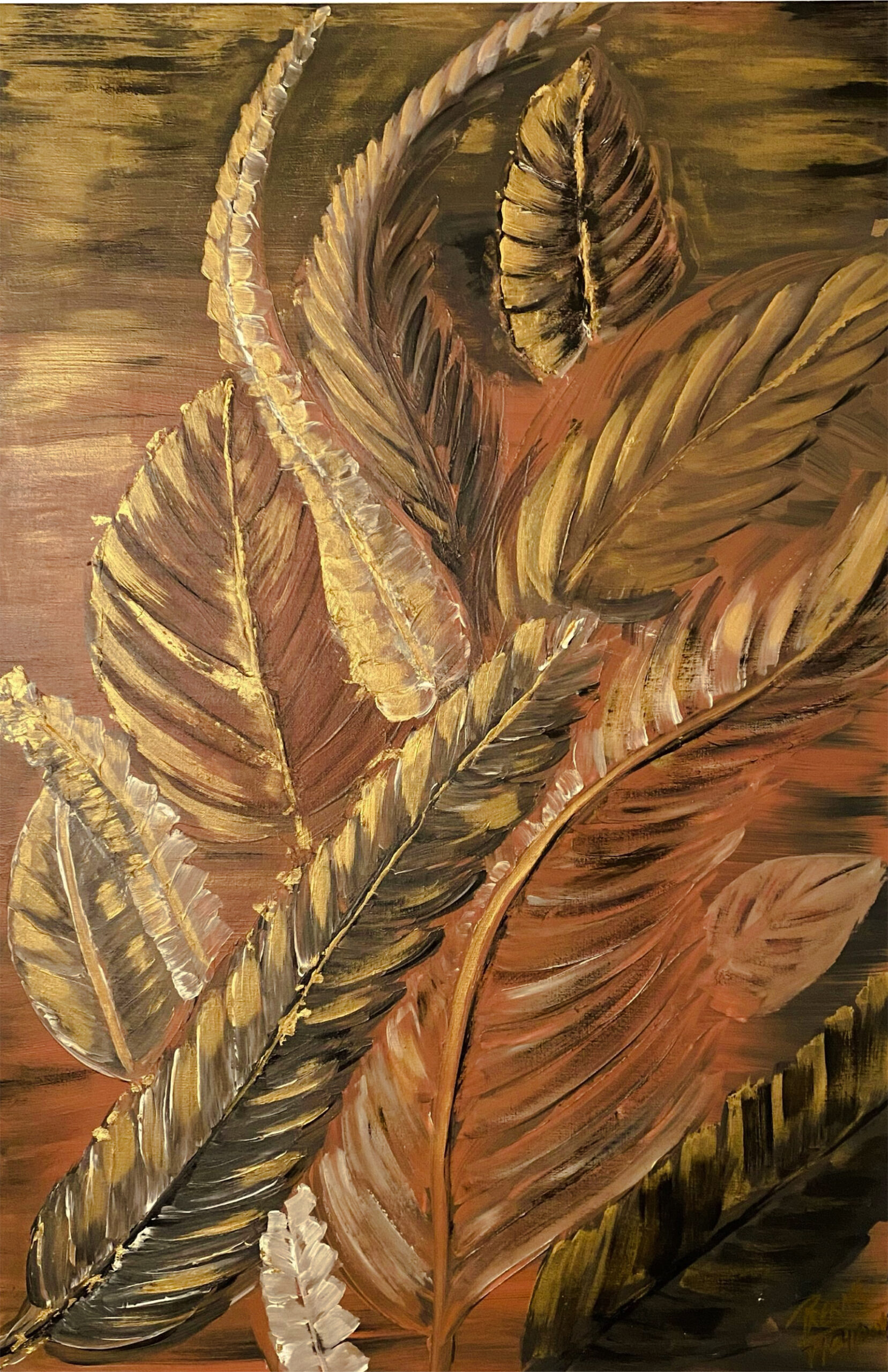 The Feathers - 24"x 36"