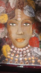 Goddess of Autumn - 53.34 x 53.34 cms  - Acrylic on canvas