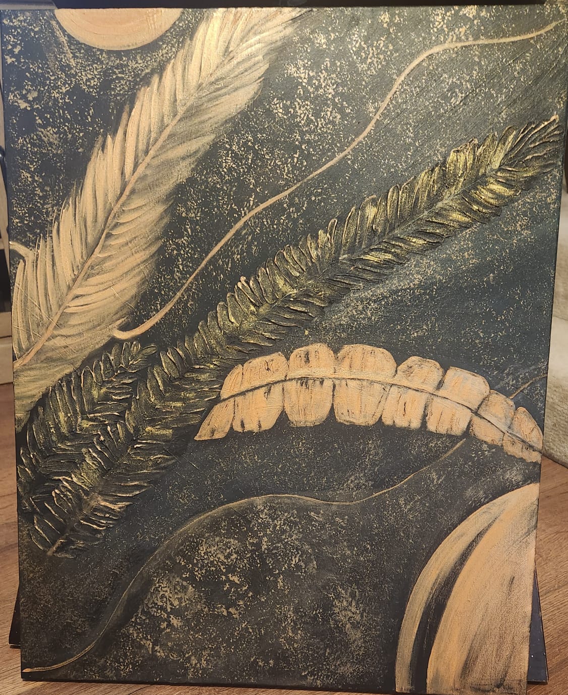 Golden Fields - 60.96 x 76.2 cms - Acrylic on canvas - Image 2
