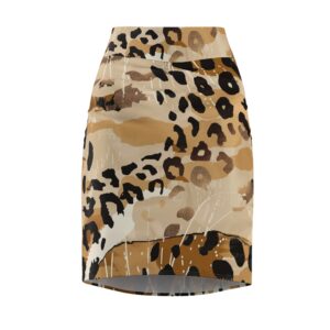 Leopard Print Women’s Pencil Skirt - Chic and Stylish for Every Occasion
