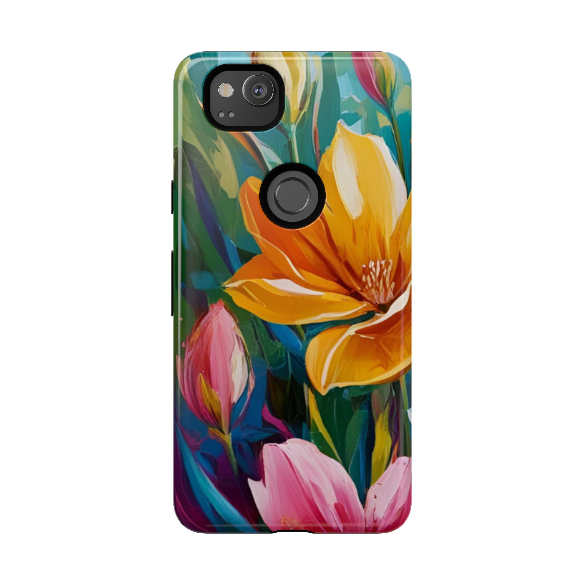 Floral Tough Phone Case - Vibrant Flower Design for Nature Lovers - Image 198