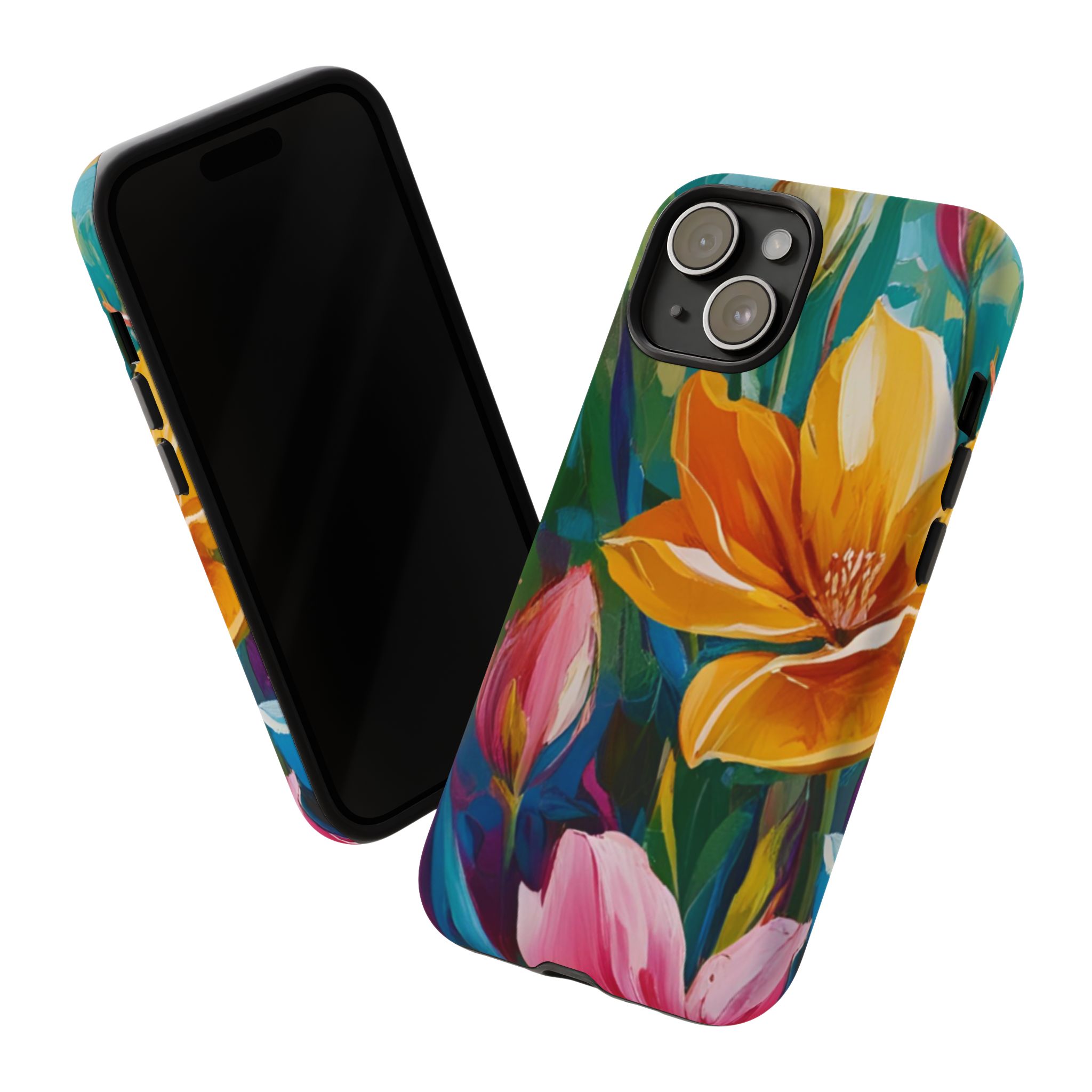 Floral Tough Phone Case - Vibrant Flower Design for Nature Lovers - Image 117