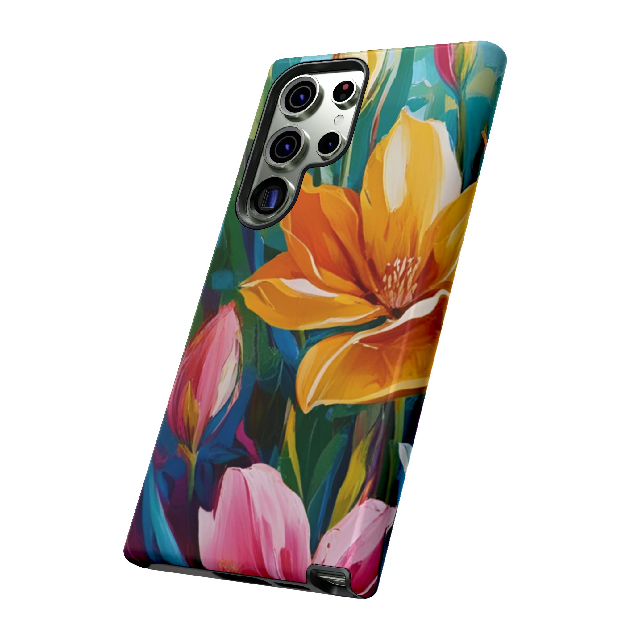 Floral Tough Phone Case - Vibrant Flower Design for Nature Lovers - Image 102