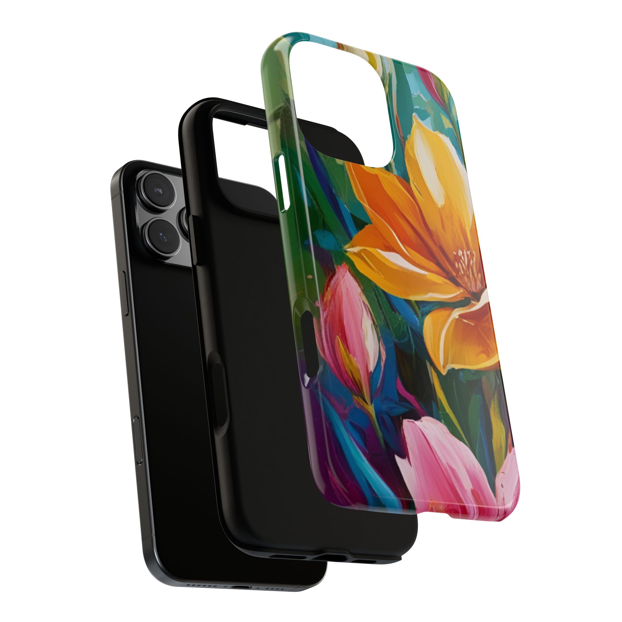 Floral Tough Phone Case - Vibrant Flower Design for Nature Lovers - Image 183