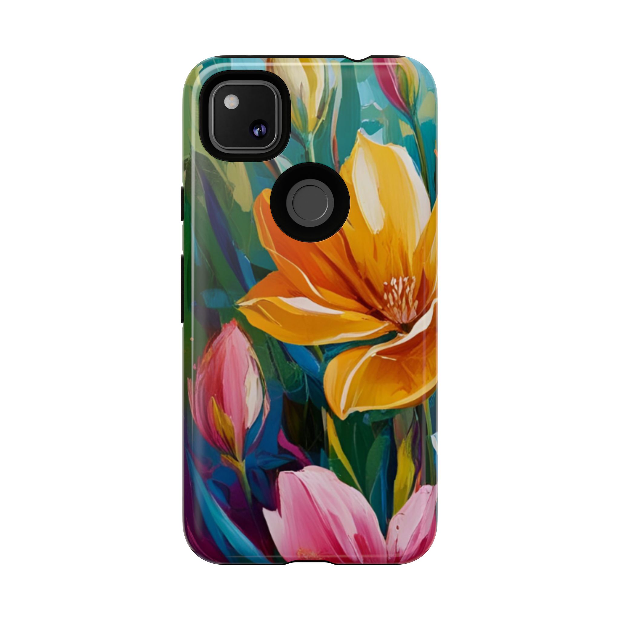 Floral Tough Phone Case - Vibrant Flower Design for Nature Lovers - Image 222