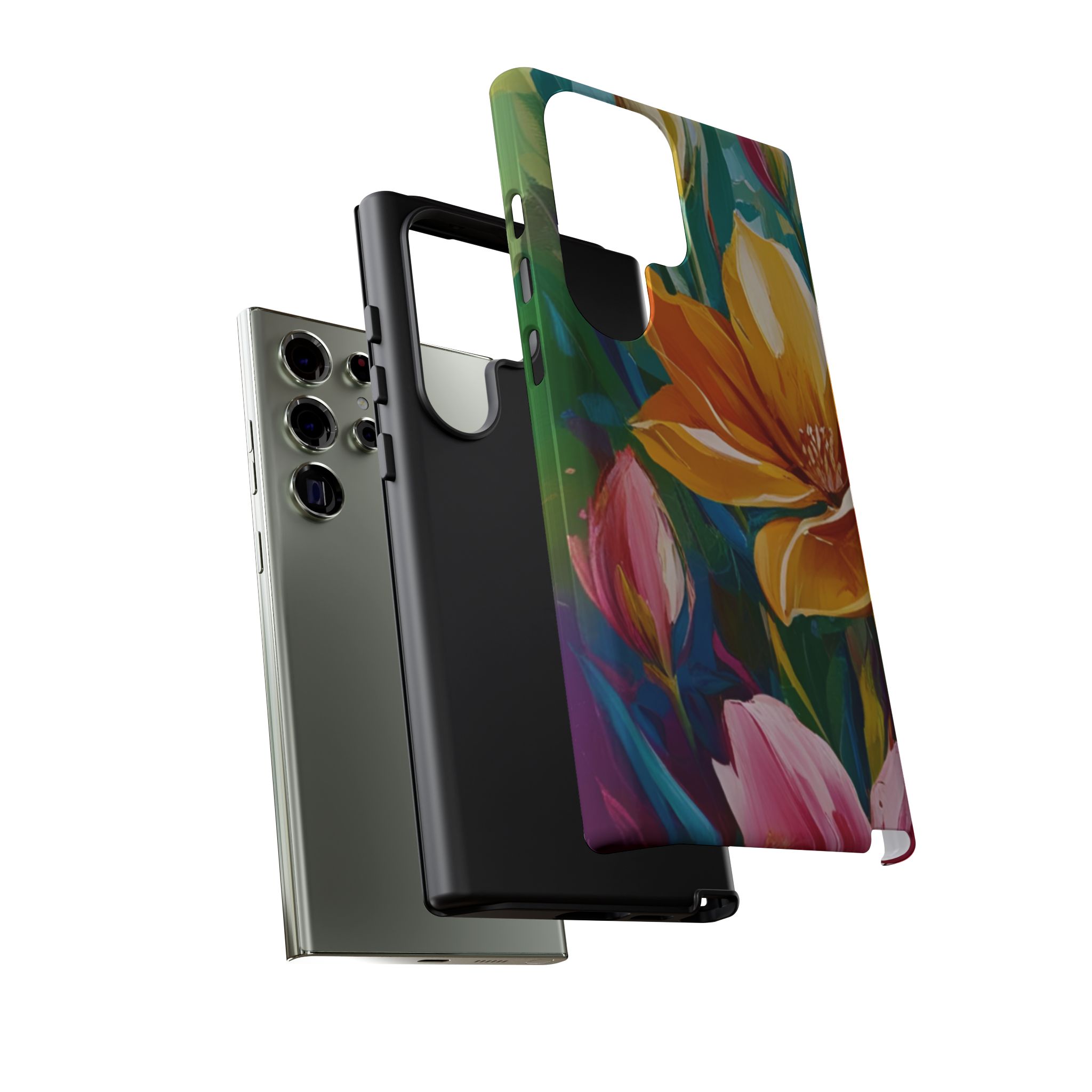 Floral Tough Phone Case - Vibrant Flower Design for Nature Lovers - Image 103