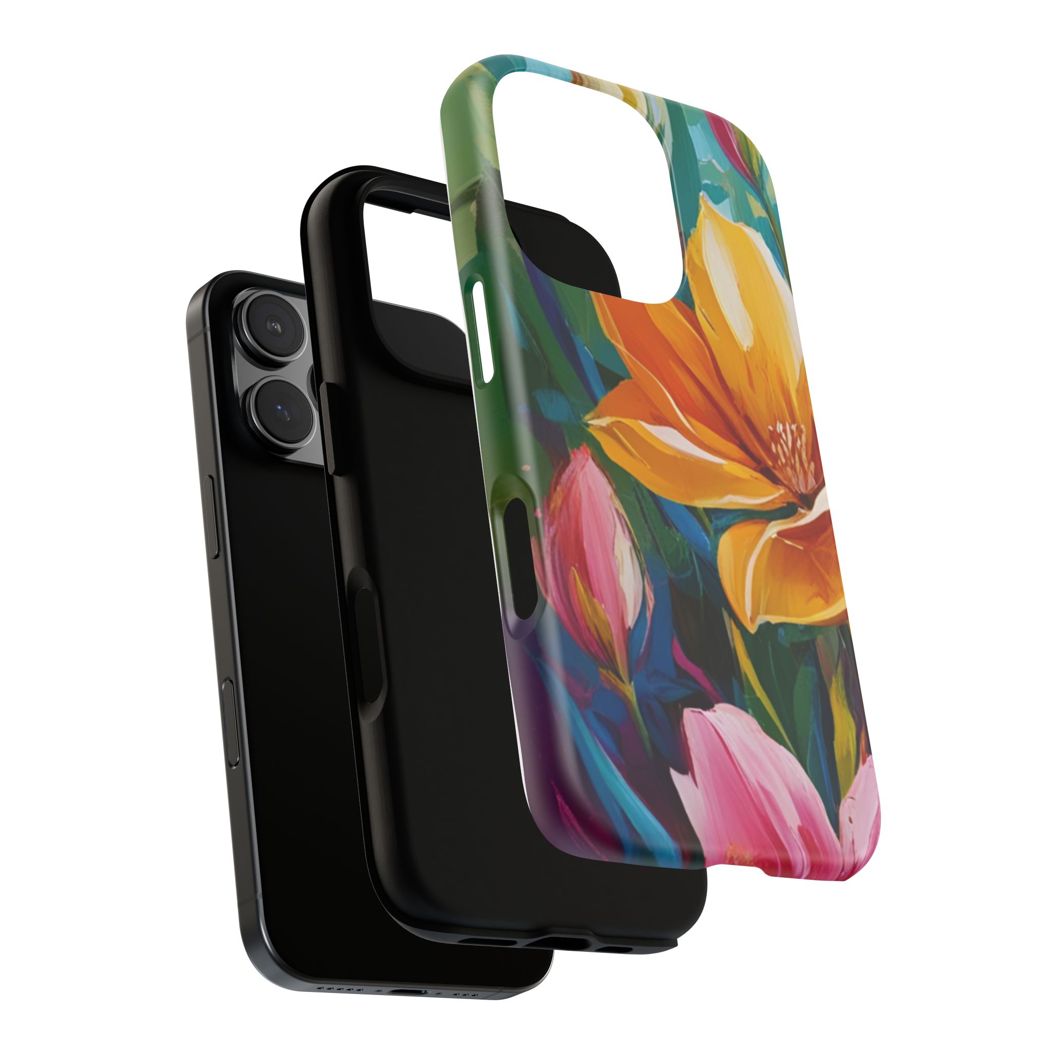 Floral Tough Phone Case - Vibrant Flower Design for Nature Lovers - Image 179