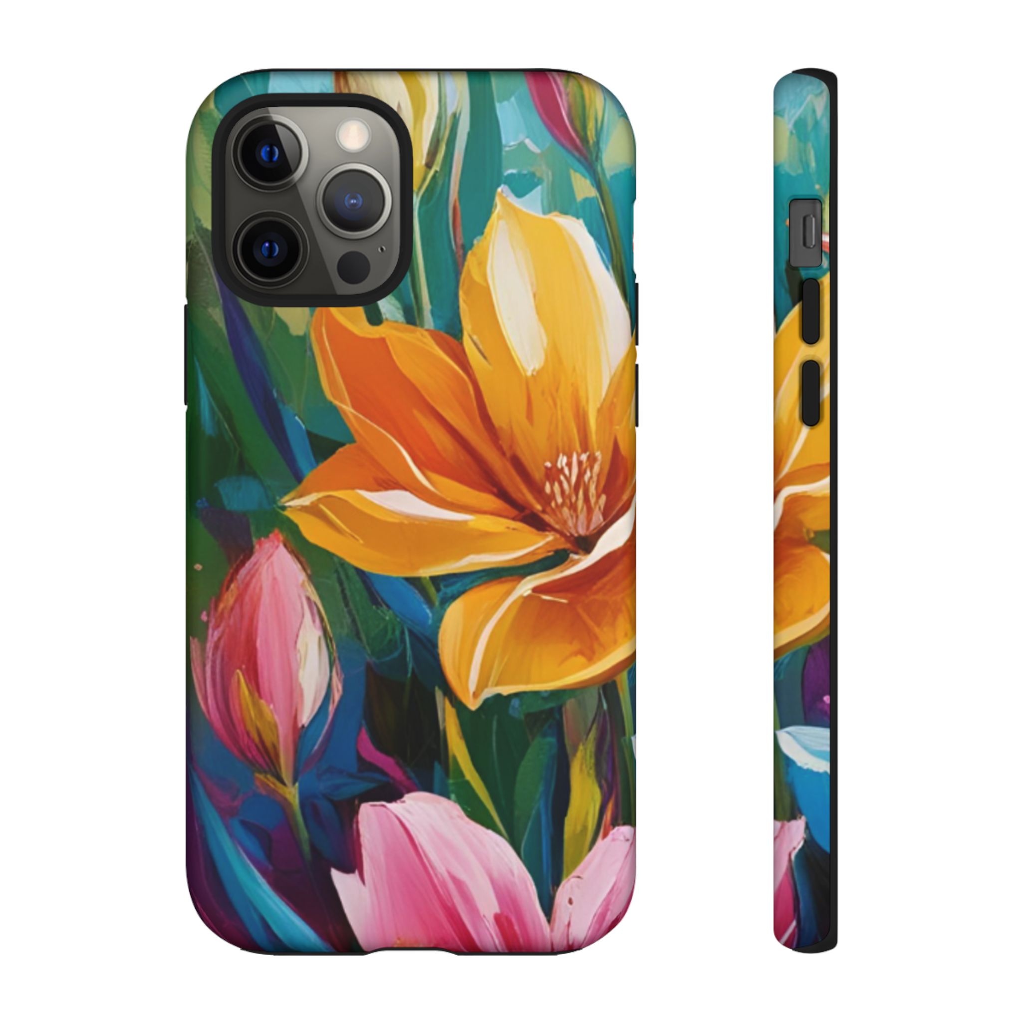 Floral Tough Phone Case - Vibrant Flower Design for Nature Lovers - Image 24