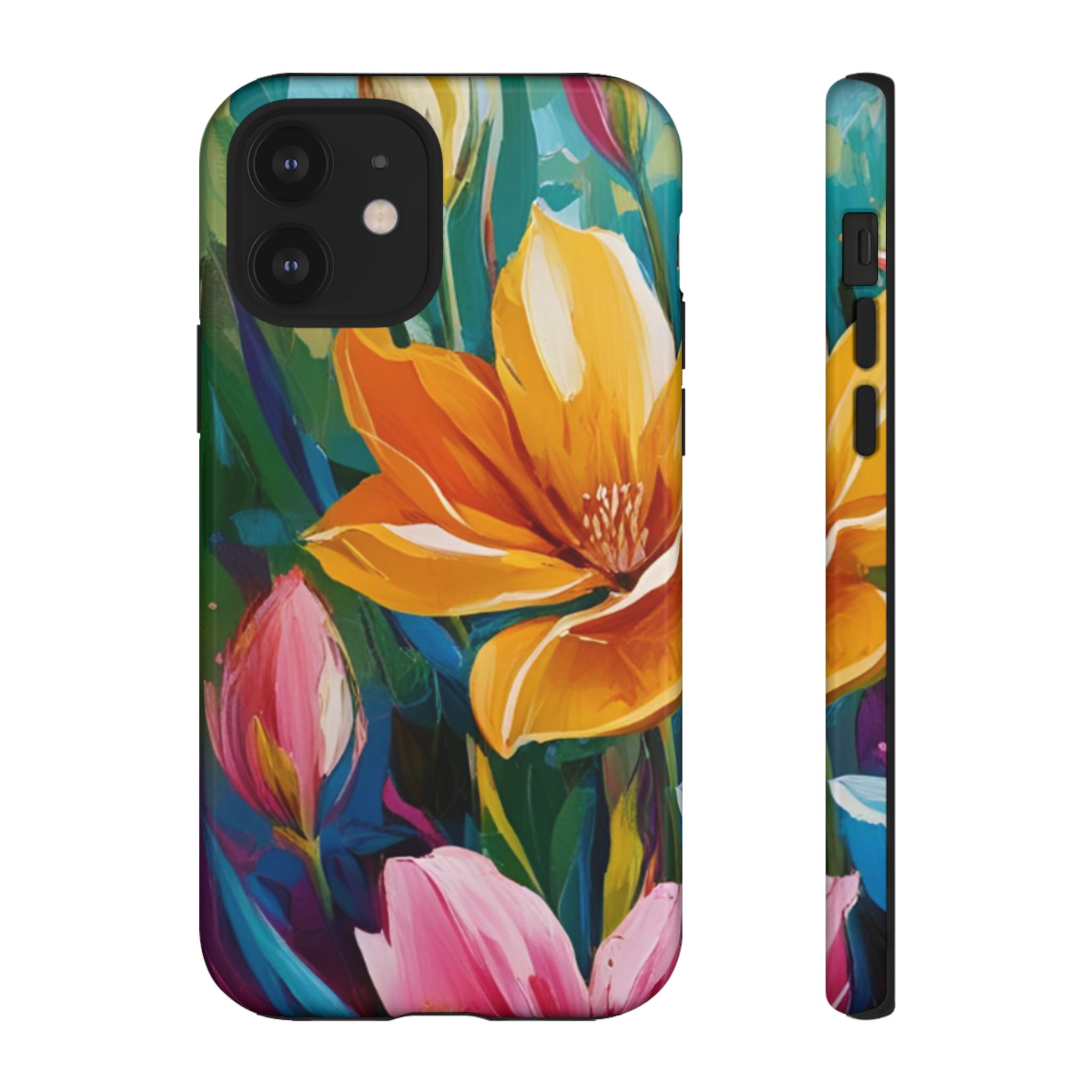 Floral Tough Phone Case - Vibrant Flower Design for Nature Lovers - Image 21
