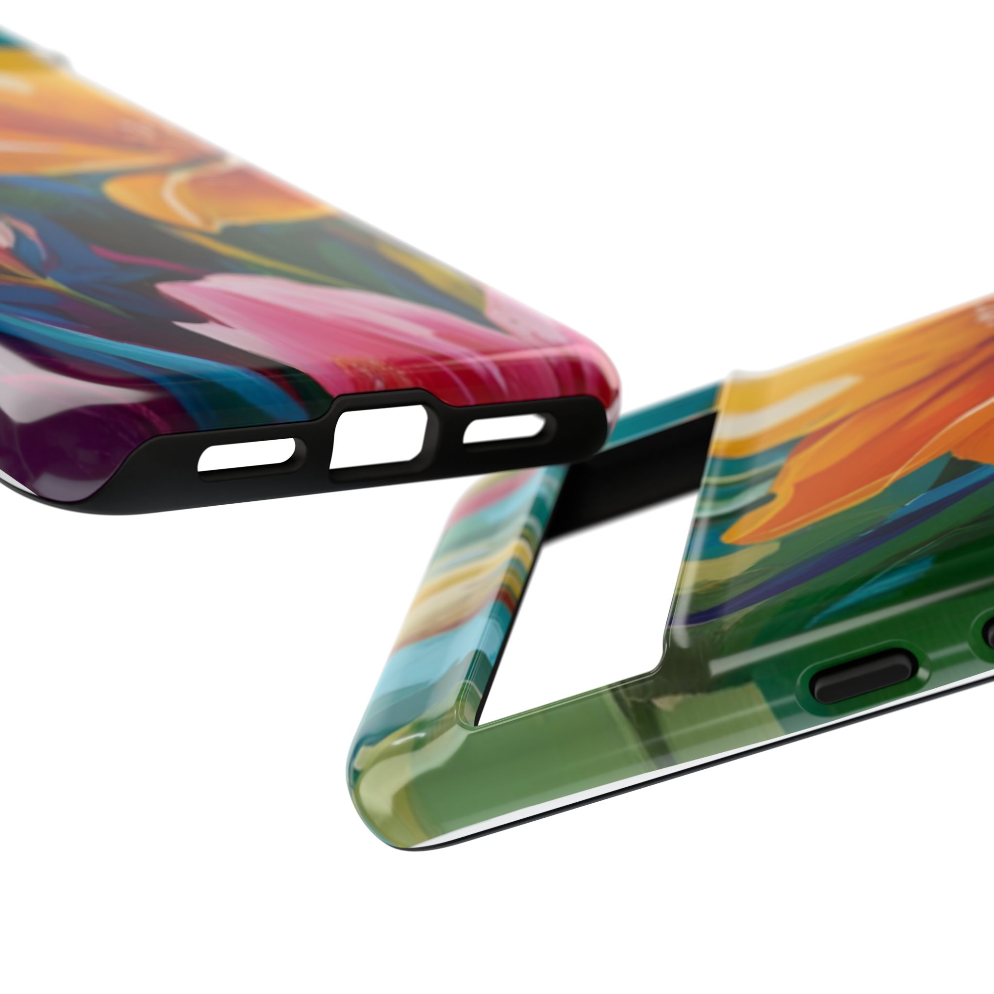 Floral Tough Phone Case - Vibrant Flower Design for Nature Lovers - Image 151