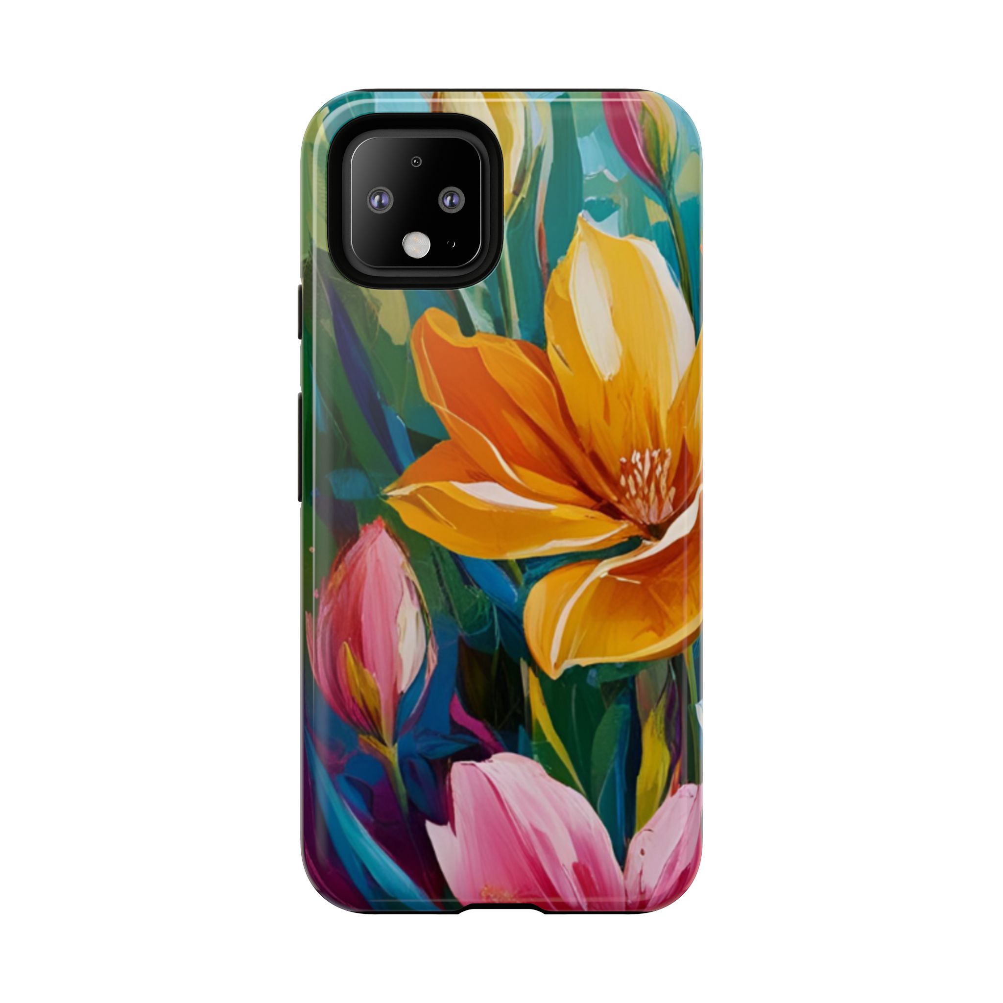 Floral Tough Phone Case - Vibrant Flower Design for Nature Lovers - Image 216