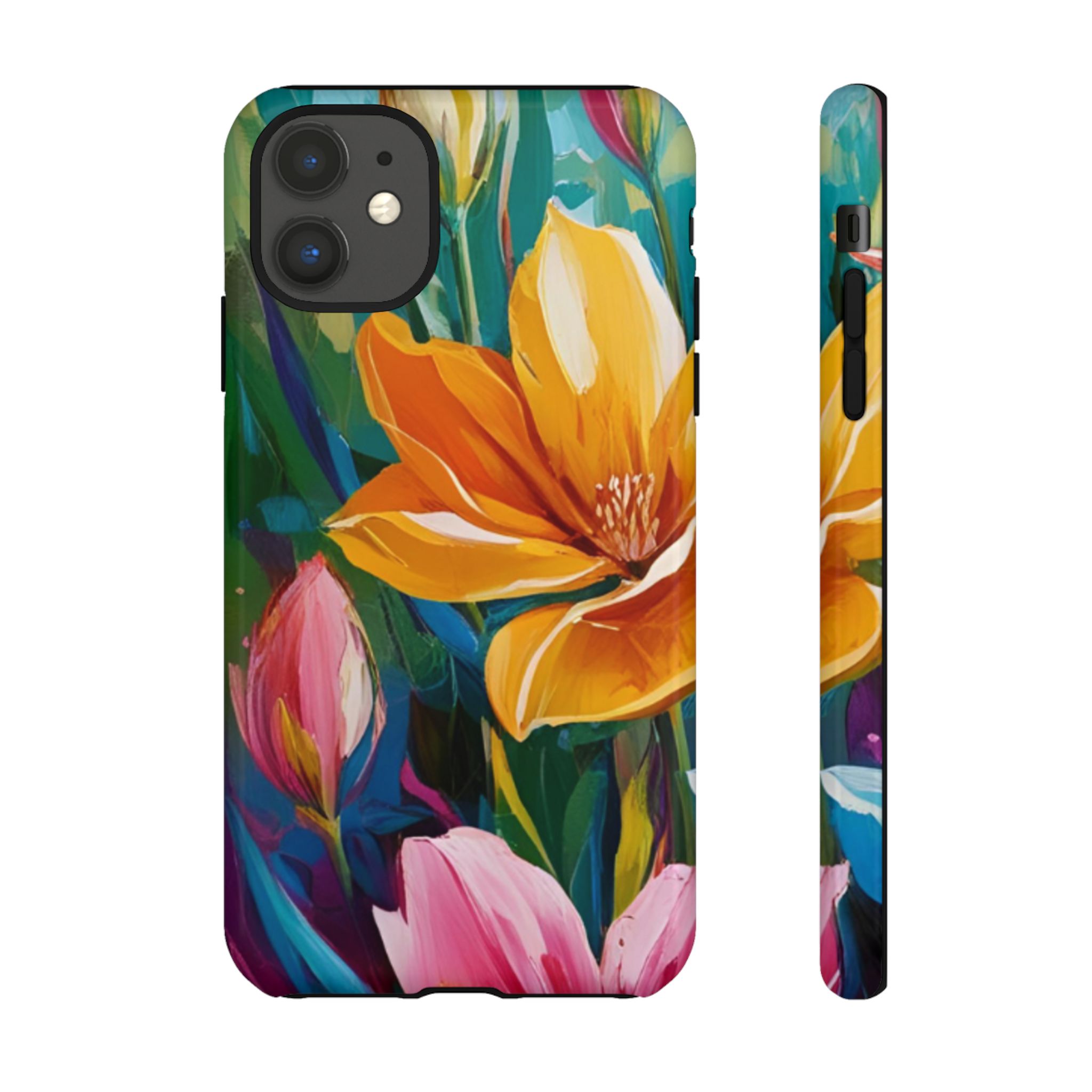 Floral Tough Phone Case - Vibrant Flower Design for Nature Lovers - Image 10