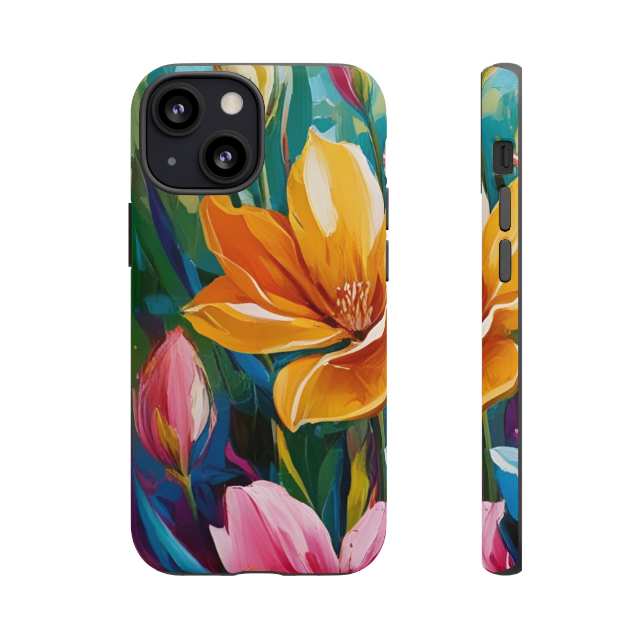 Floral Tough Phone Case - Vibrant Flower Design for Nature Lovers - Image 33