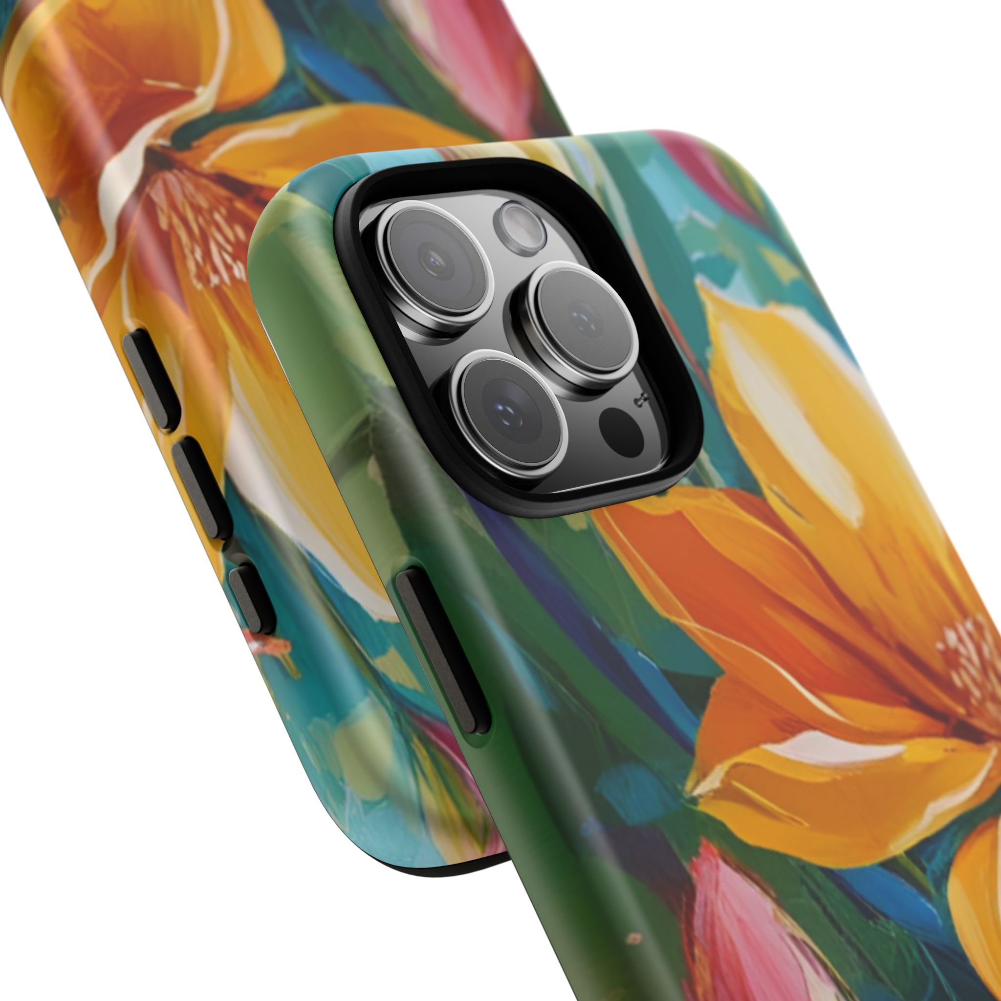 Floral Tough Phone Case - Vibrant Flower Design for Nature Lovers - Image 186