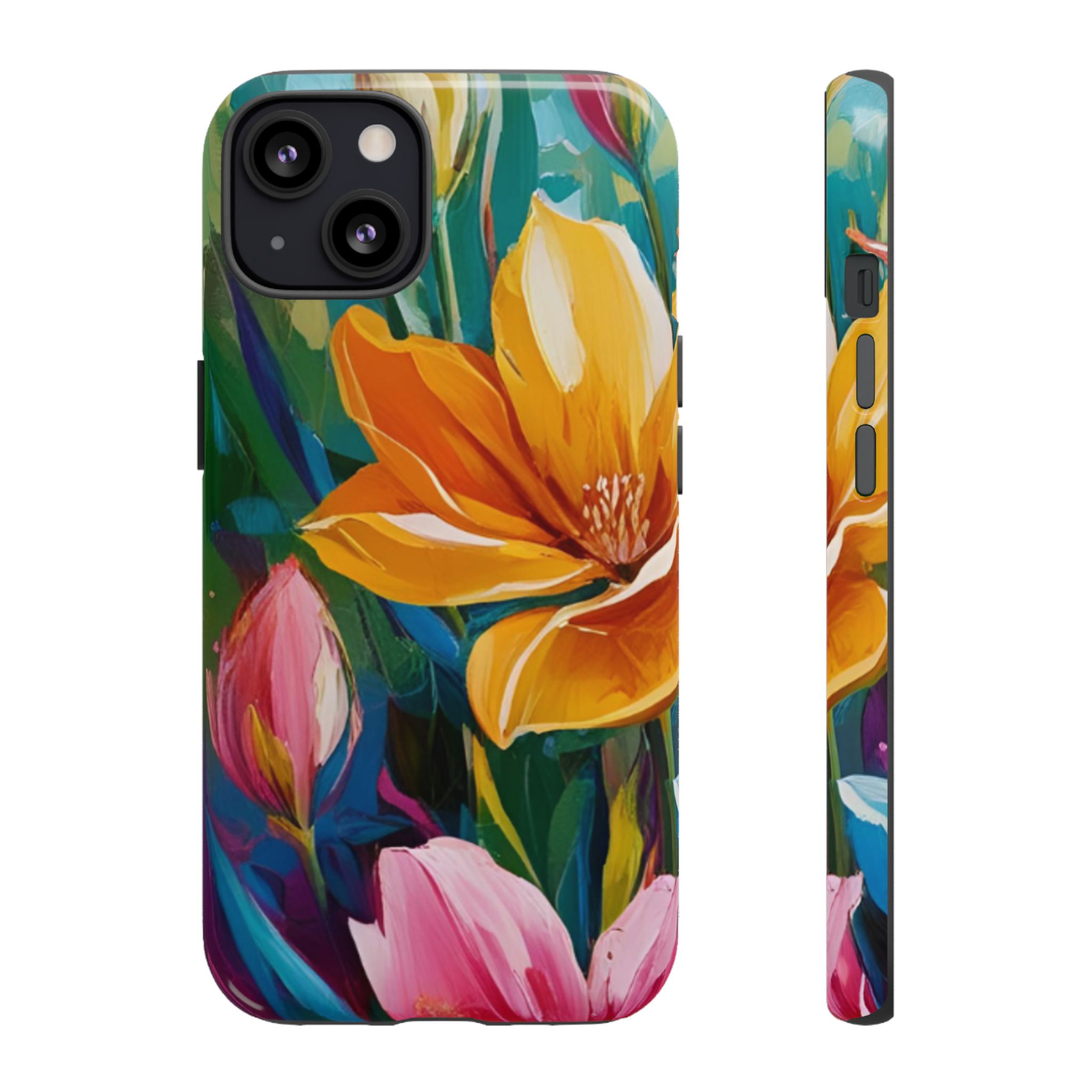 Floral Tough Phone Case - Vibrant Flower Design for Nature Lovers - Image 27