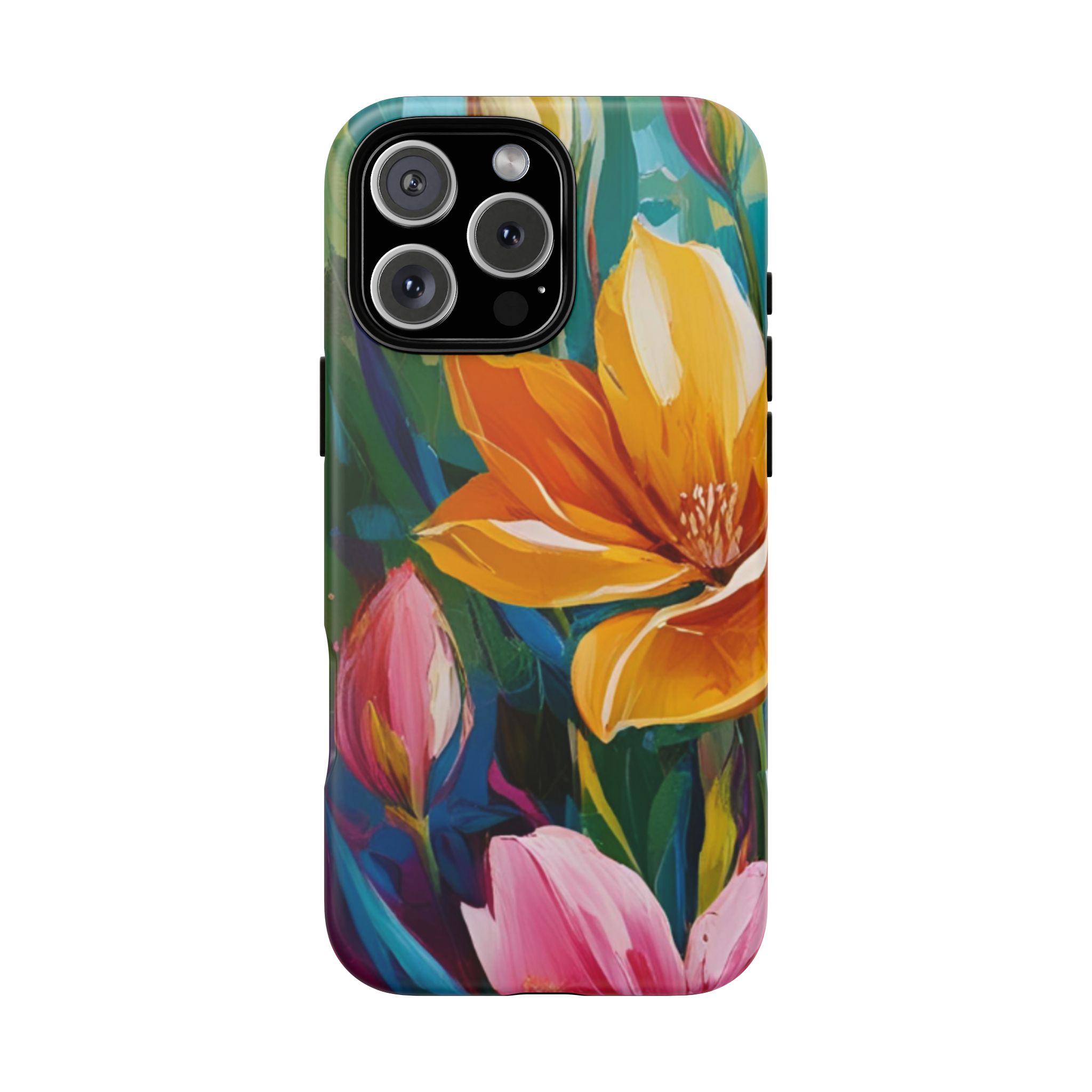 Floral Tough Phone Case - Vibrant Flower Design for Nature Lovers - Image 185