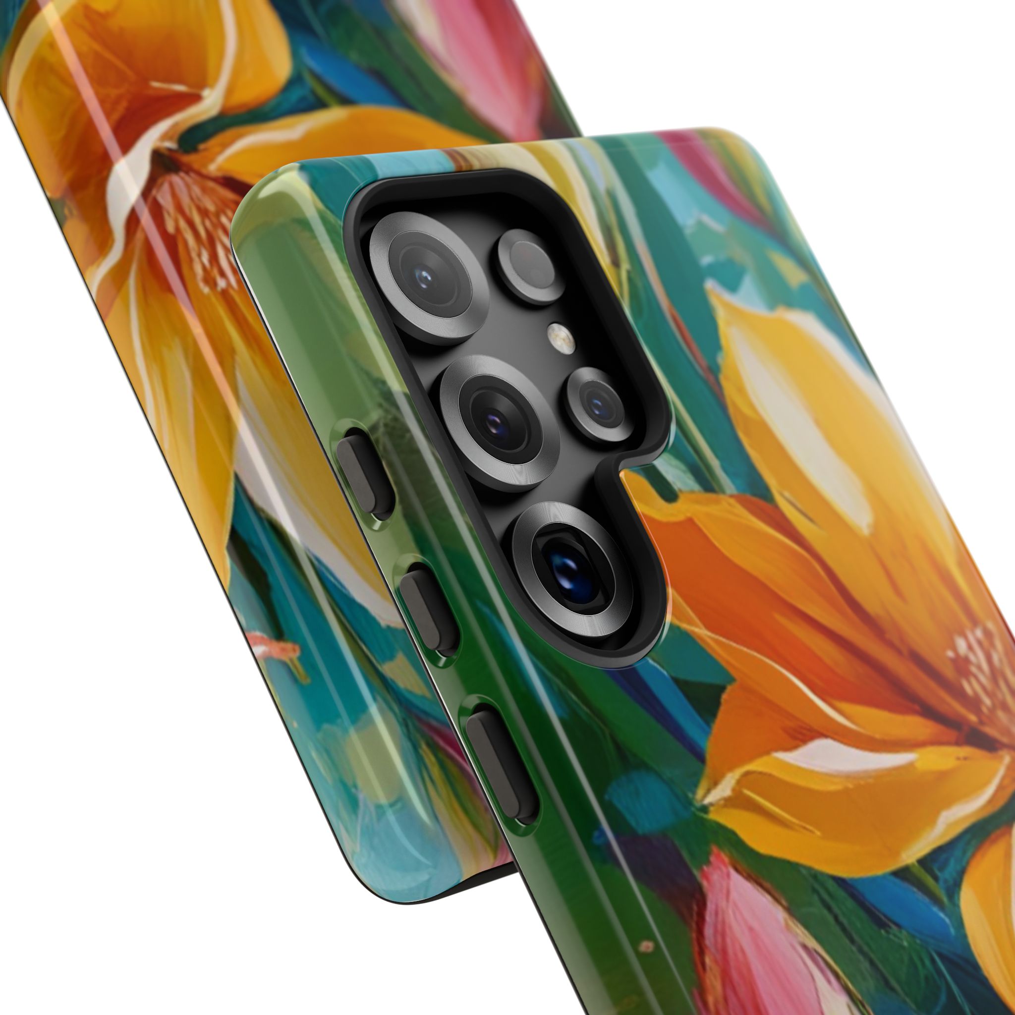 Floral Tough Phone Case - Vibrant Flower Design for Nature Lovers - Image 243