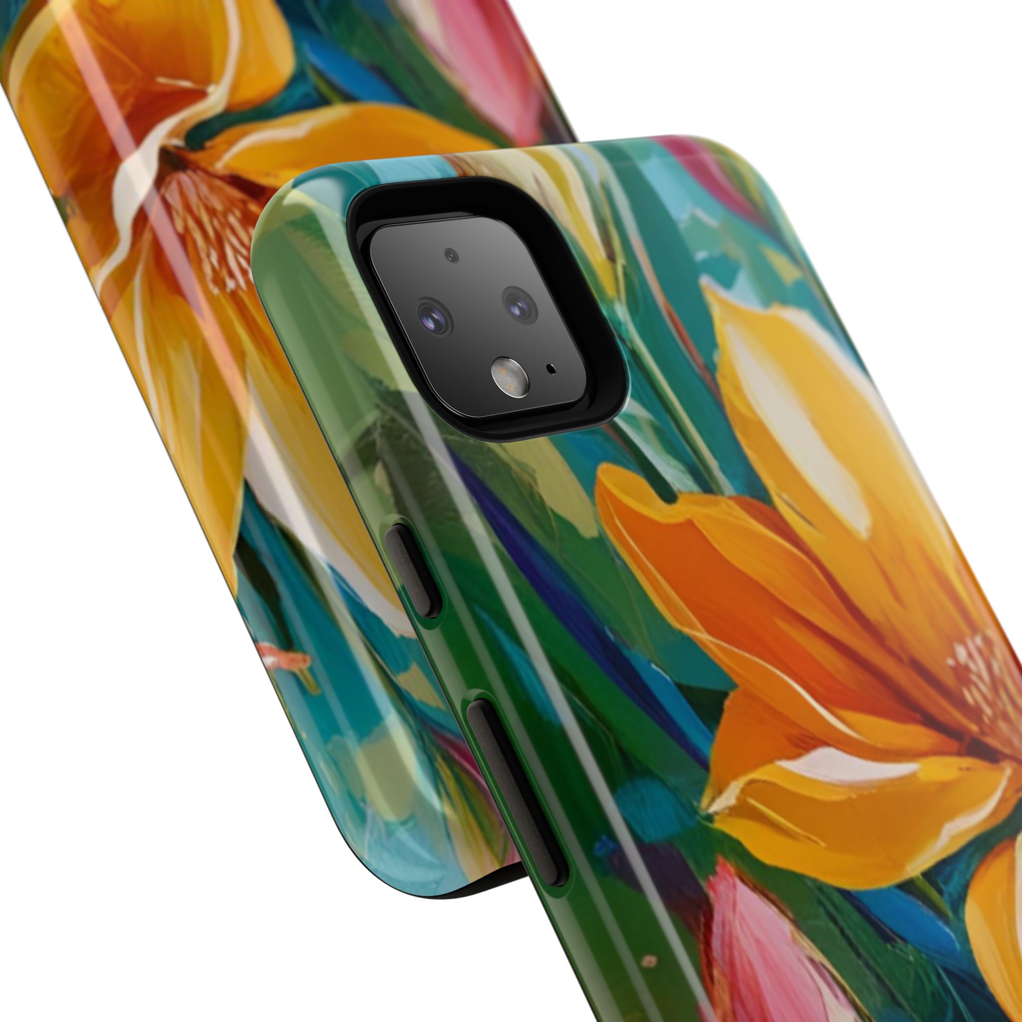 Floral Tough Phone Case - Vibrant Flower Design for Nature Lovers - Image 220
