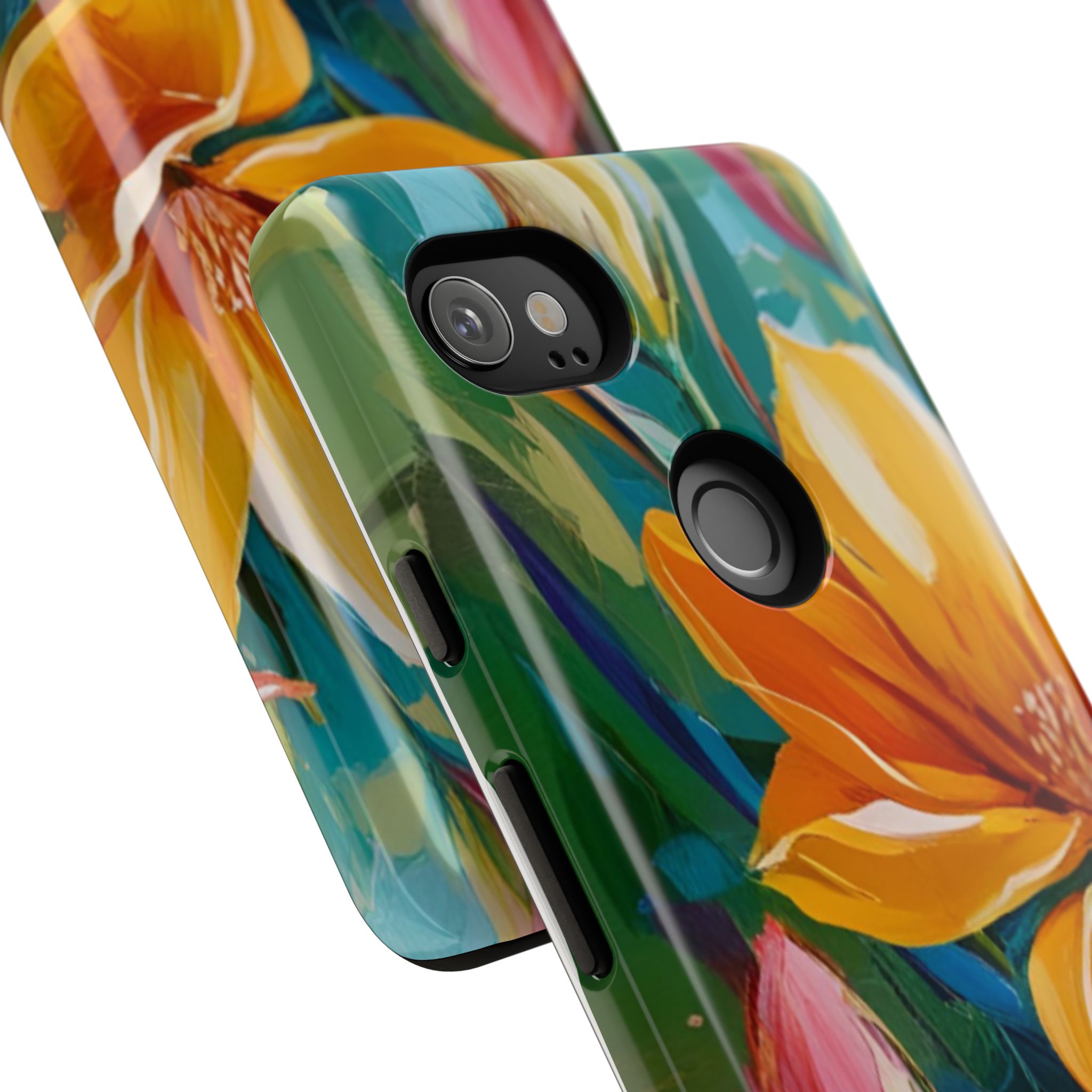 Floral Tough Phone Case - Vibrant Flower Design for Nature Lovers - Image 202