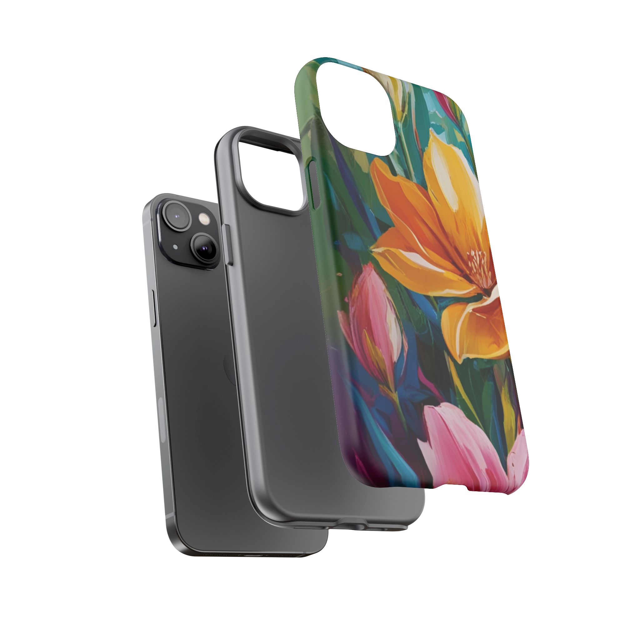 Floral Tough Phone Case - Vibrant Flower Design for Nature Lovers - Image 83