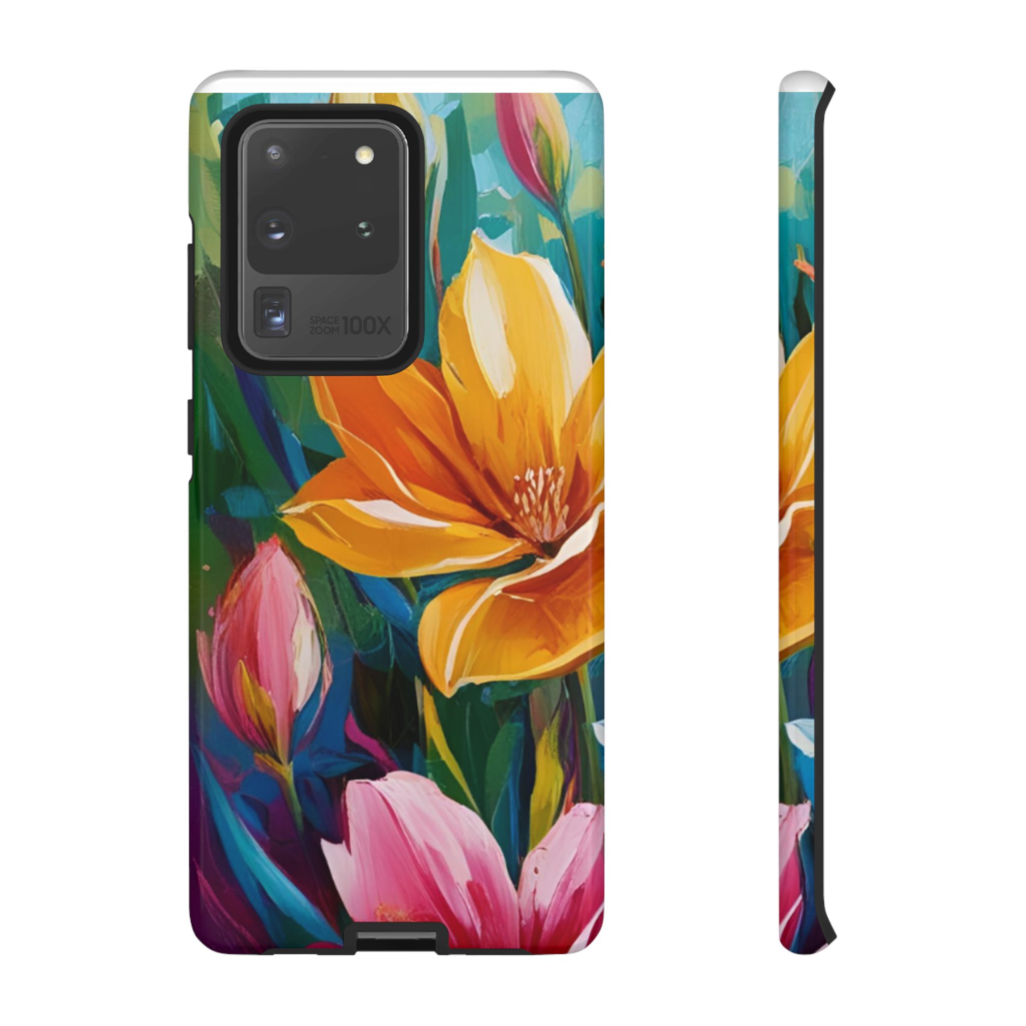 Floral Tough Phone Case - Vibrant Flower Design for Nature Lovers - Image 17