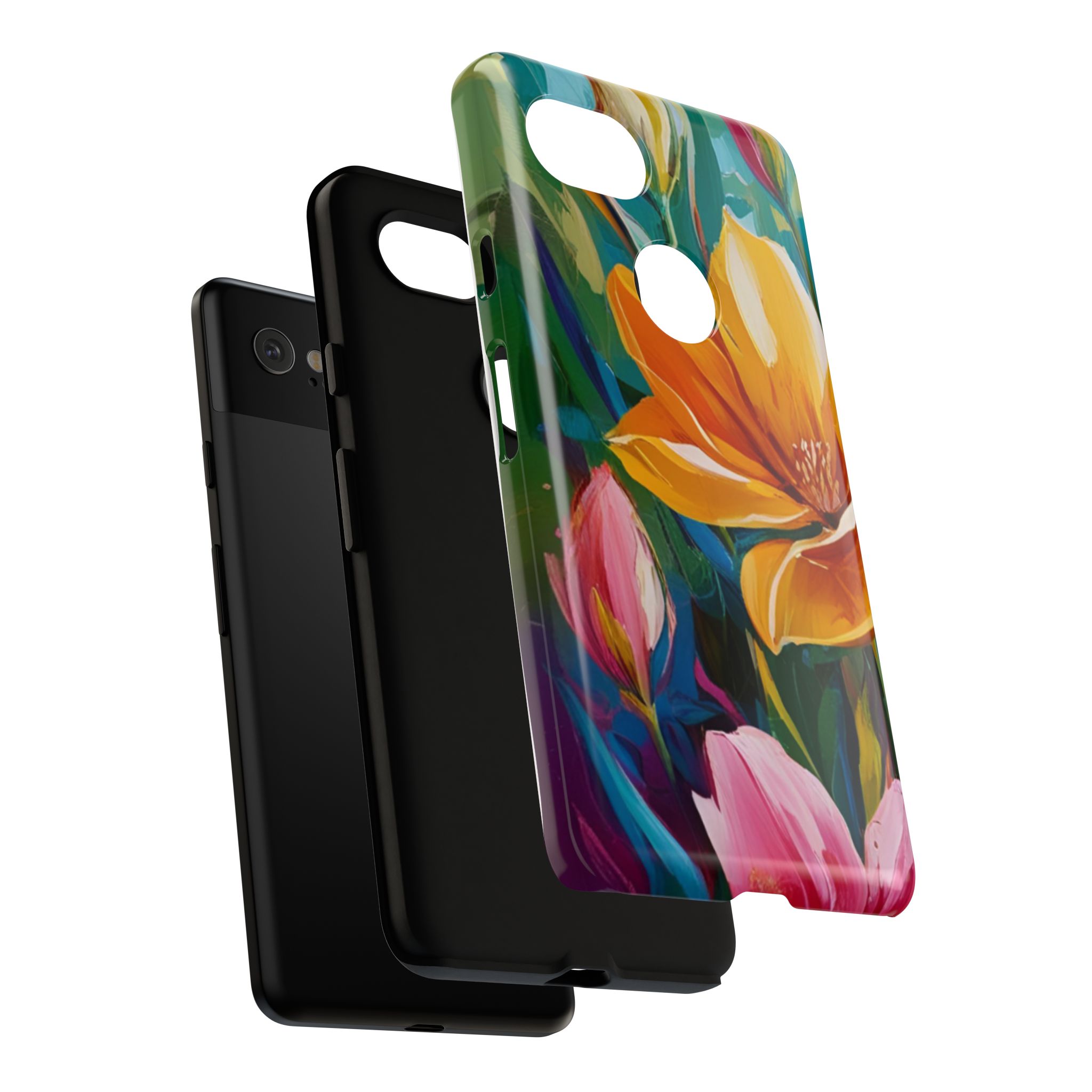 Floral Tough Phone Case - Vibrant Flower Design for Nature Lovers - Image 203