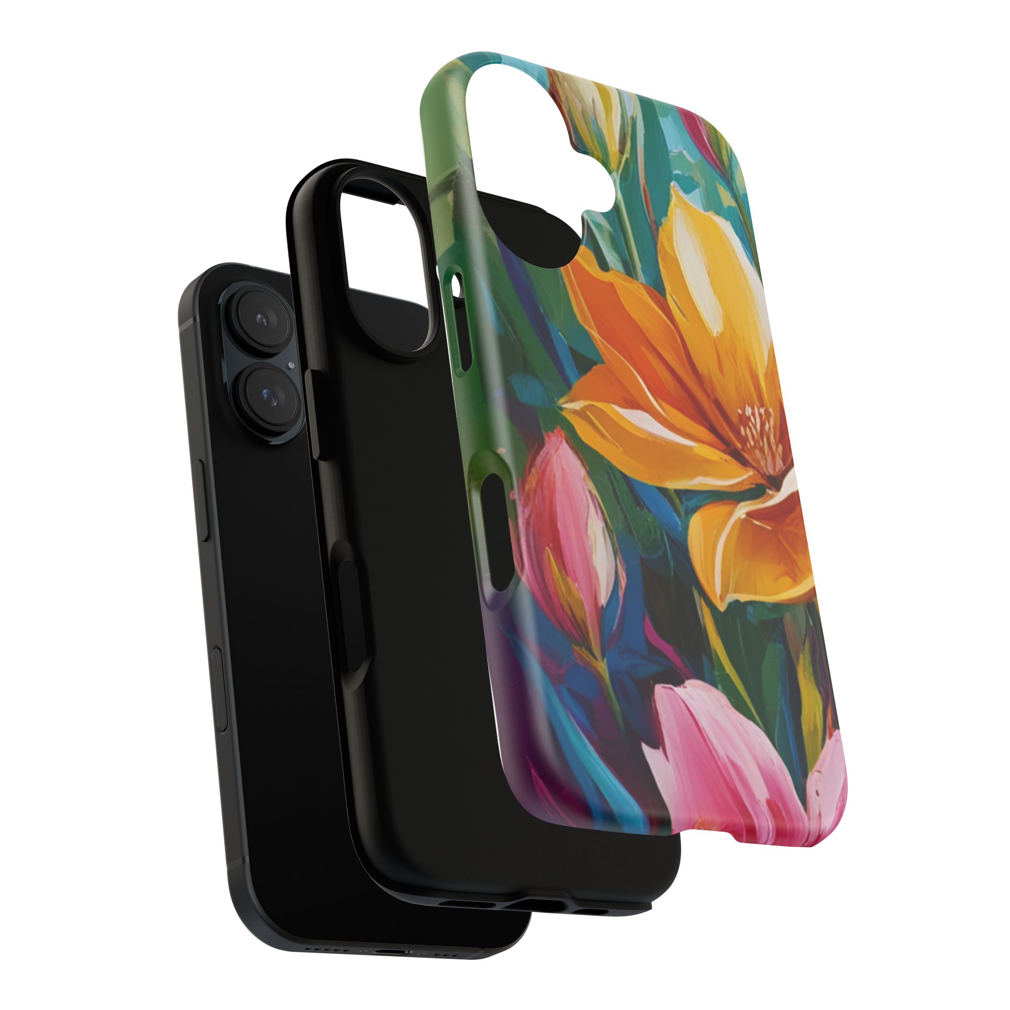 Floral Tough Phone Case - Vibrant Flower Design for Nature Lovers - Image 163