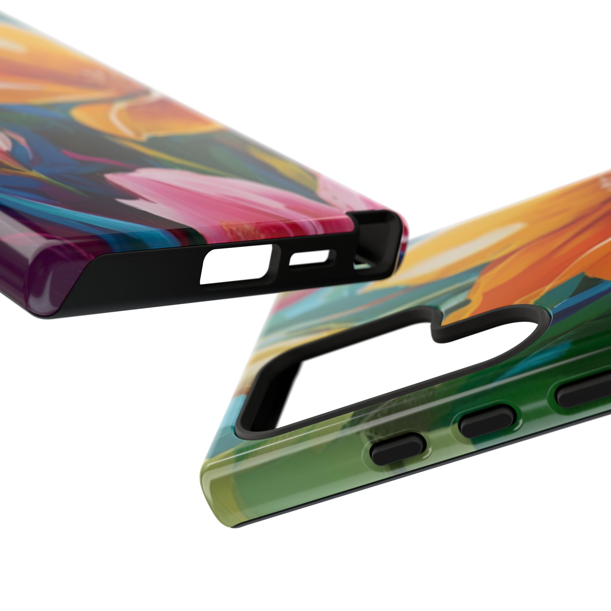 Floral Tough Phone Case - Vibrant Flower Design for Nature Lovers - Image 147