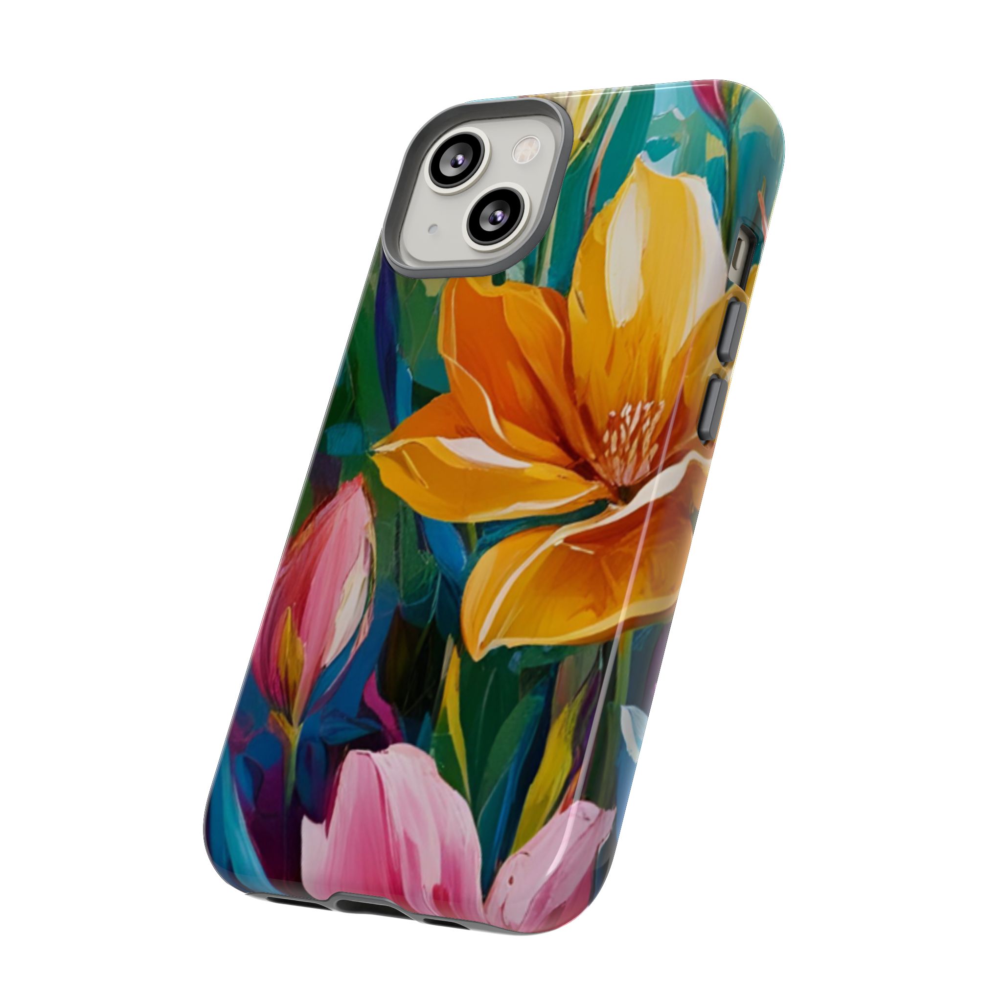 Floral Tough Phone Case - Vibrant Flower Design for Nature Lovers - Image 62