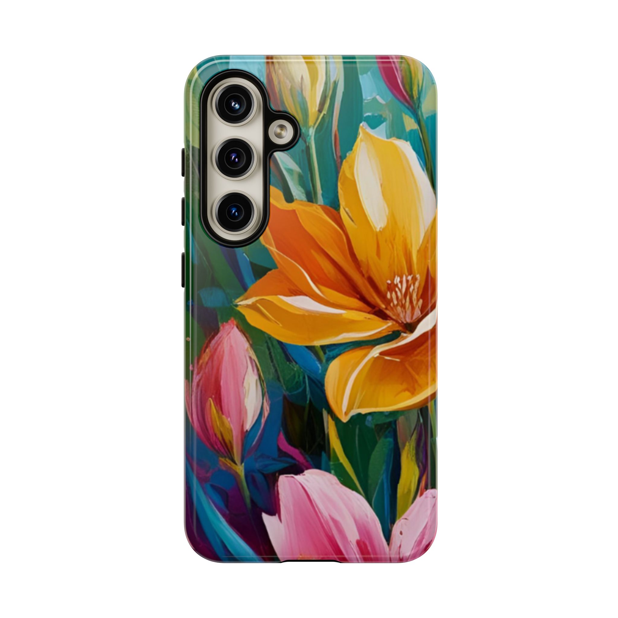 Floral Tough Phone Case - Vibrant Flower Design for Nature Lovers - Image 137
