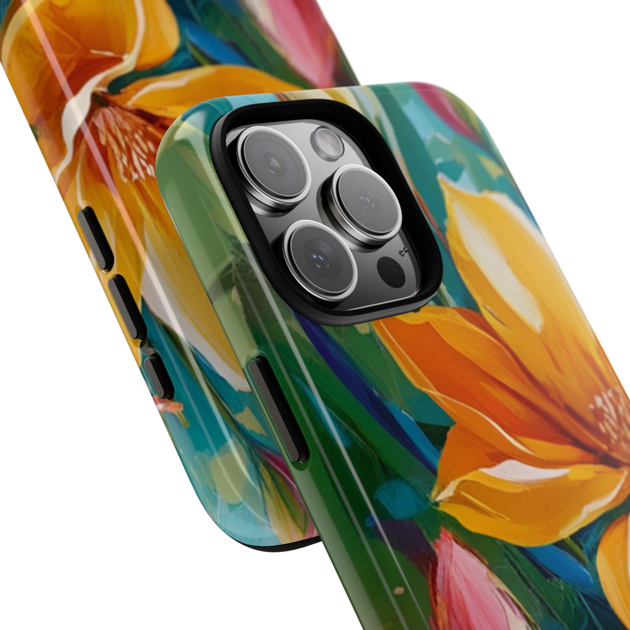 Floral Tough Phone Case - Vibrant Flower Design for Nature Lovers - Image 182