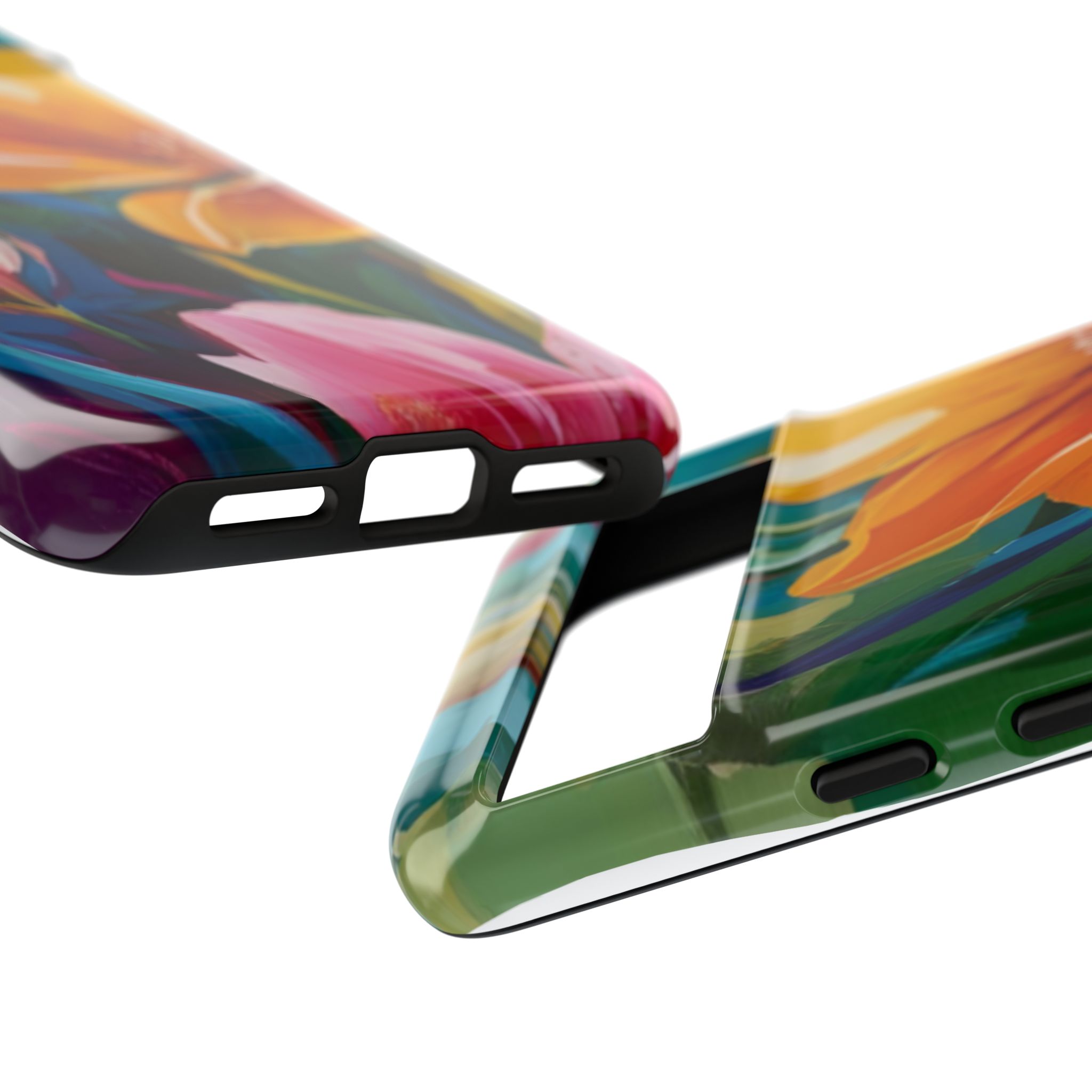 Floral Tough Phone Case - Vibrant Flower Design for Nature Lovers - Image 155