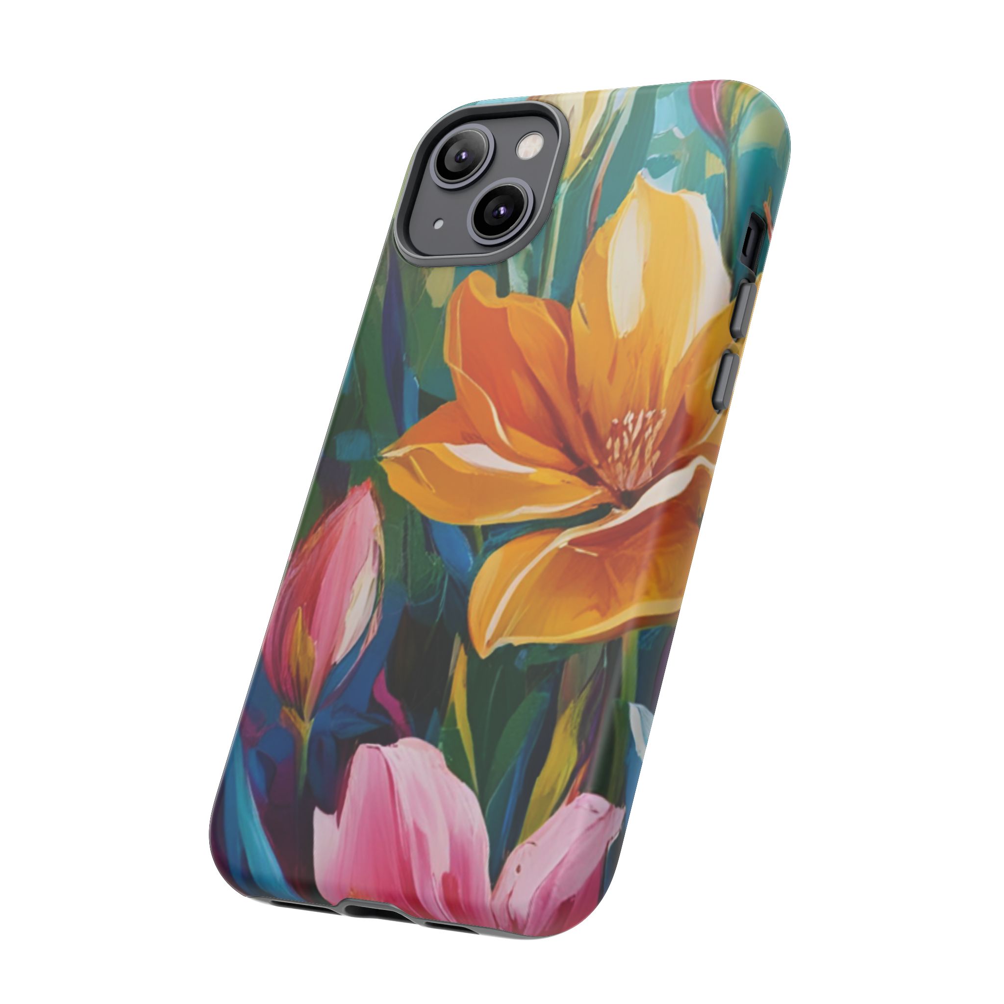 Floral Tough Phone Case - Vibrant Flower Design for Nature Lovers - Image 82