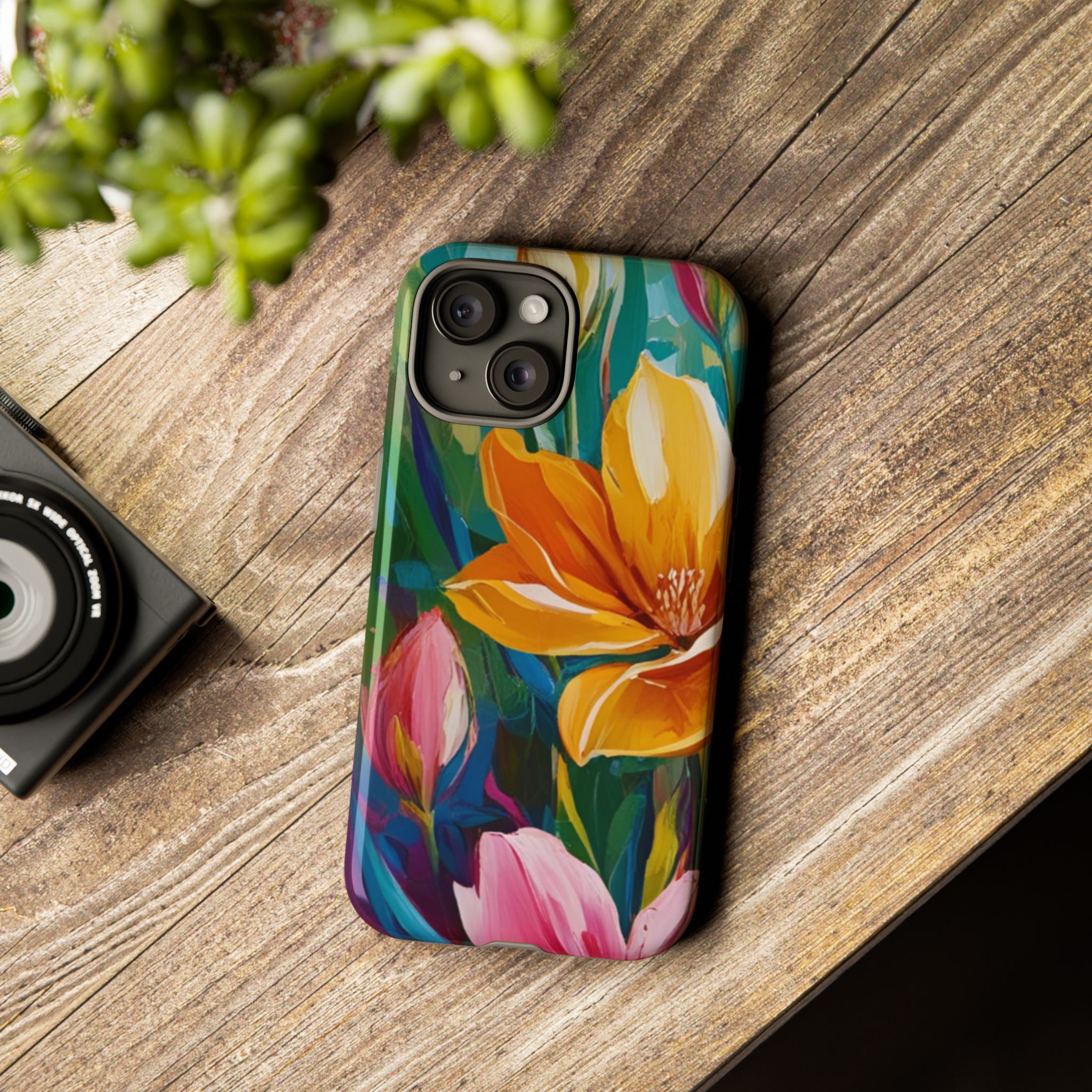 Floral Tough Phone Case - Vibrant Flower Design for Nature Lovers - Image 115