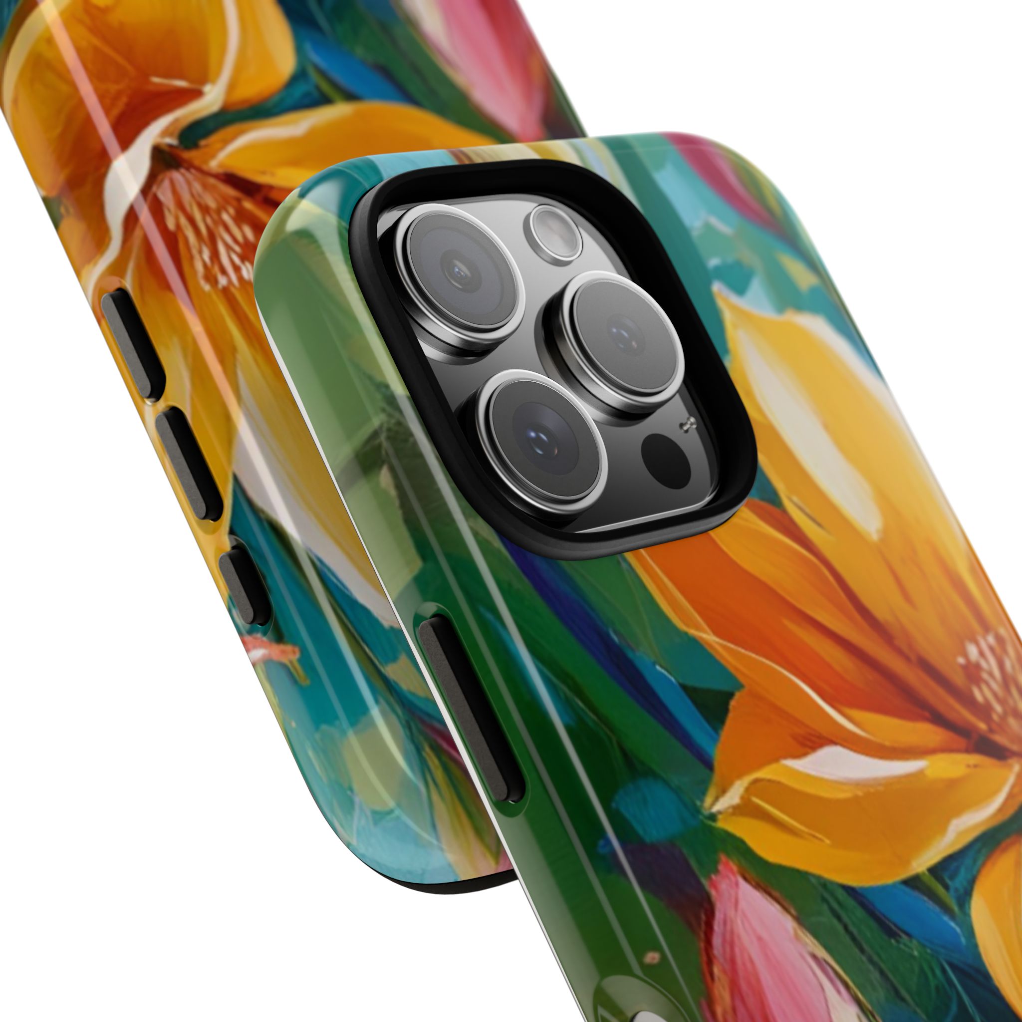 Floral Tough Phone Case - Vibrant Flower Design for Nature Lovers - Image 174