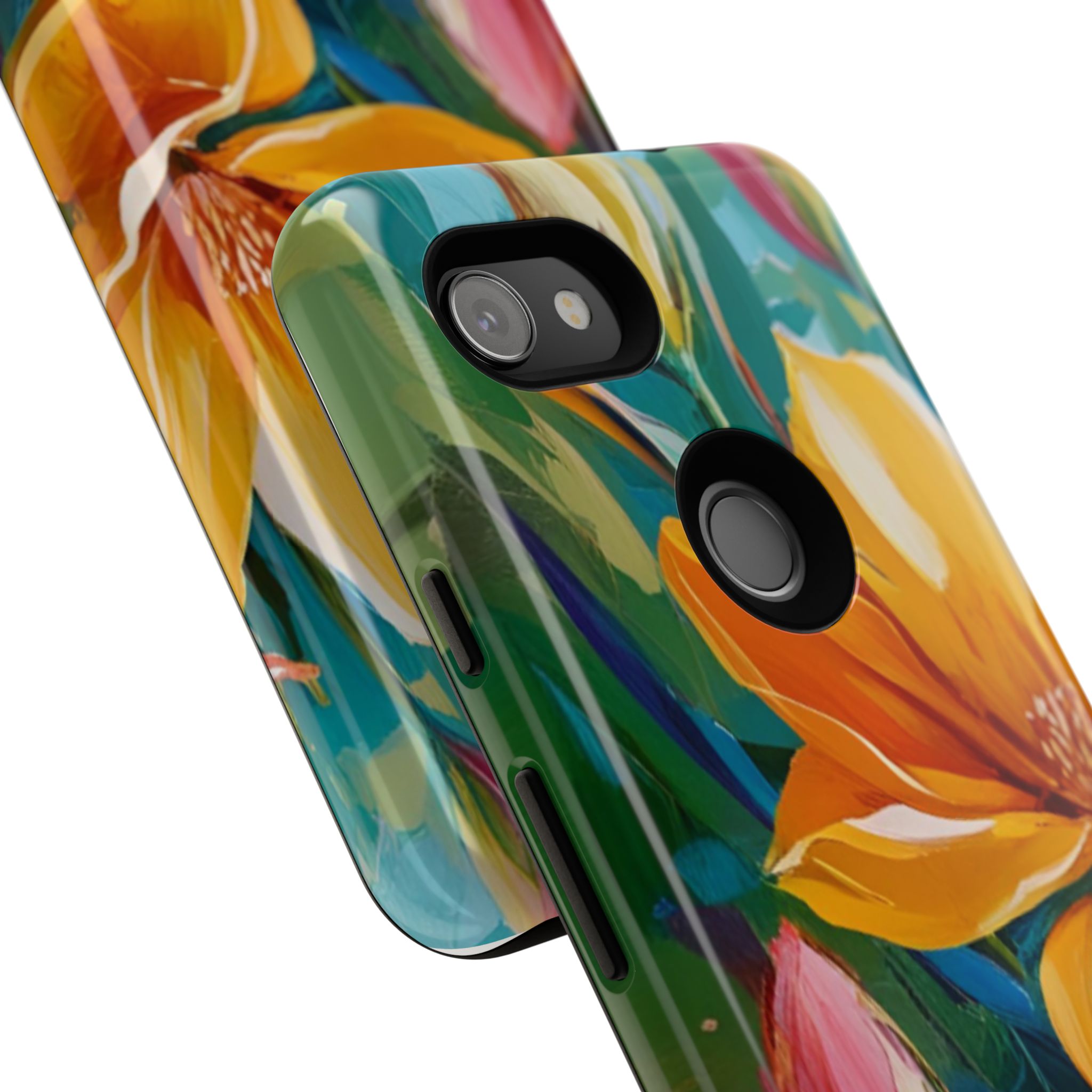 Floral Tough Phone Case - Vibrant Flower Design for Nature Lovers - Image 211