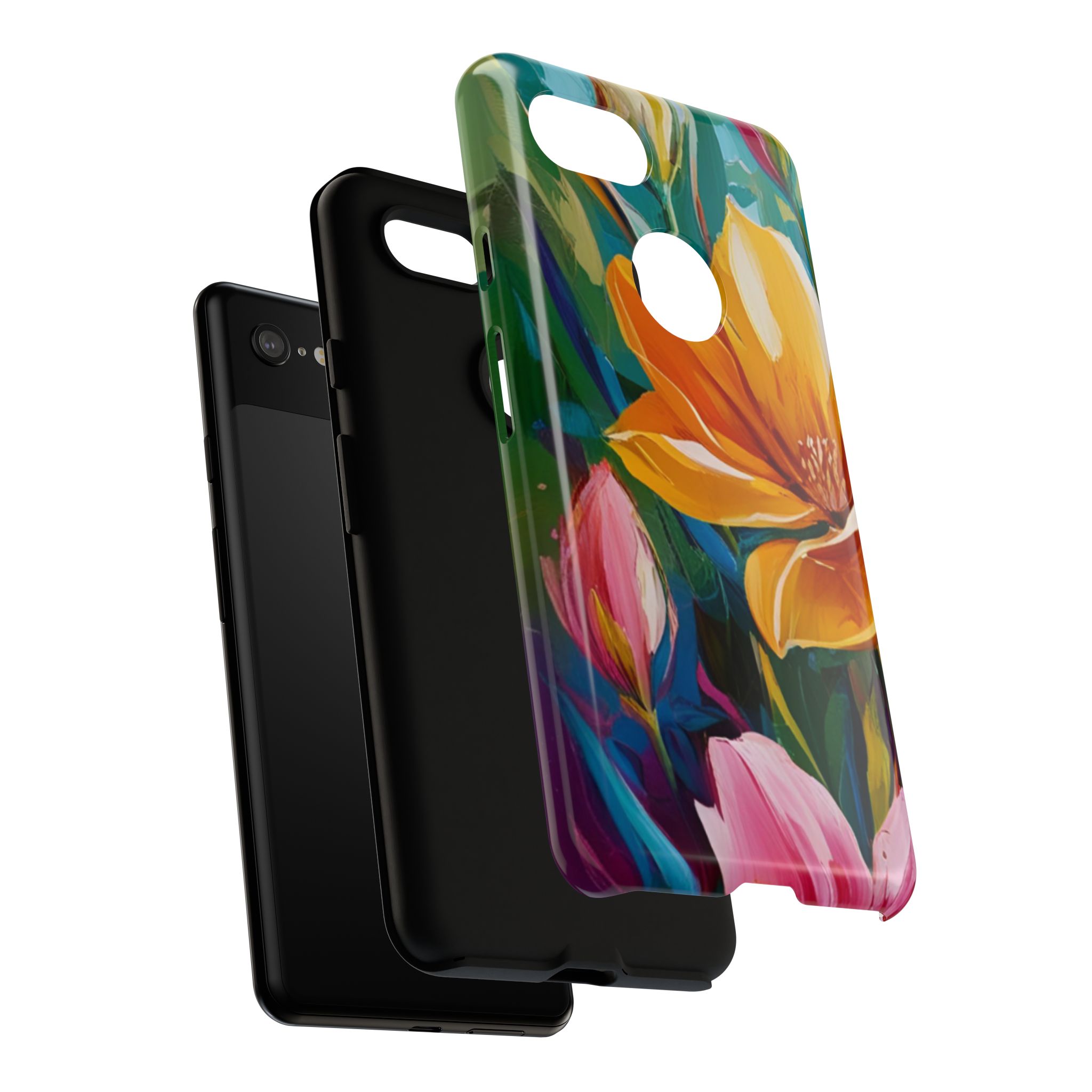 Floral Tough Phone Case - Vibrant Flower Design for Nature Lovers - Image 209
