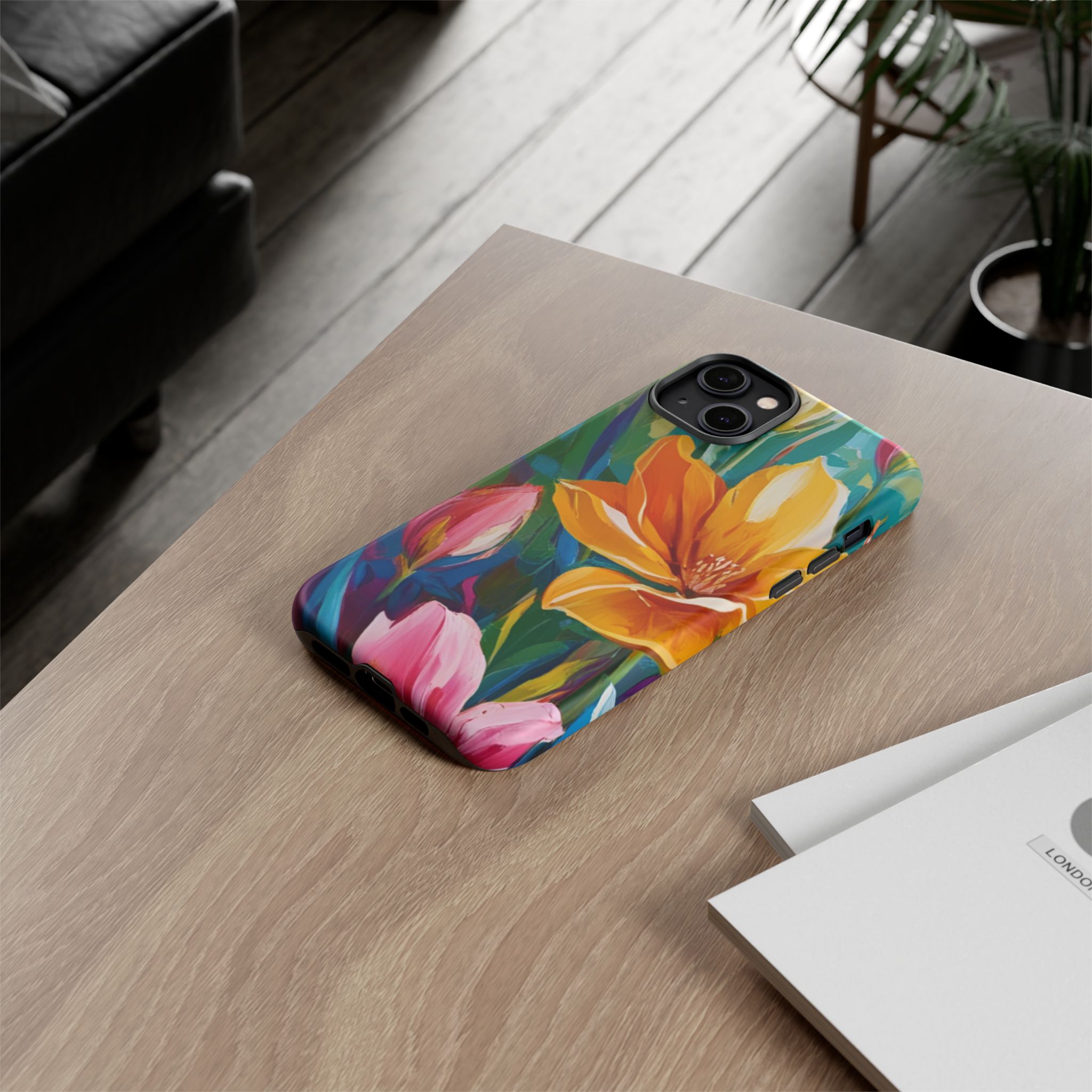 Floral Tough Phone Case - Vibrant Flower Design for Nature Lovers - Image 84