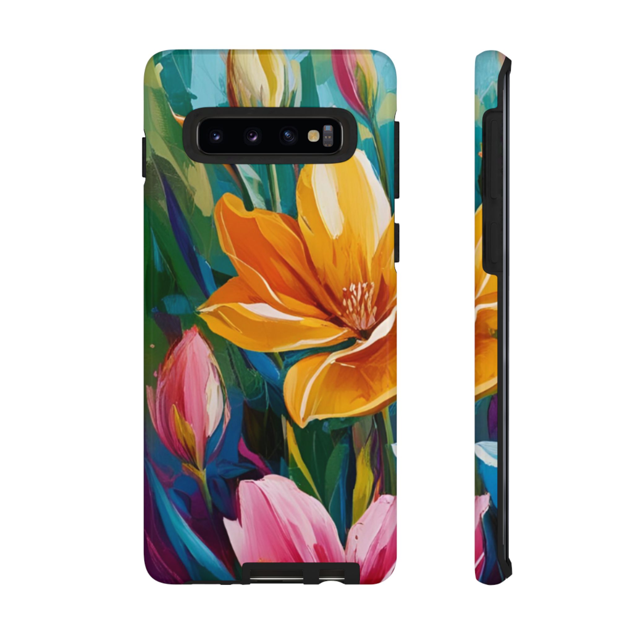 Floral Tough Phone Case - Vibrant Flower Design for Nature Lovers - Image 9