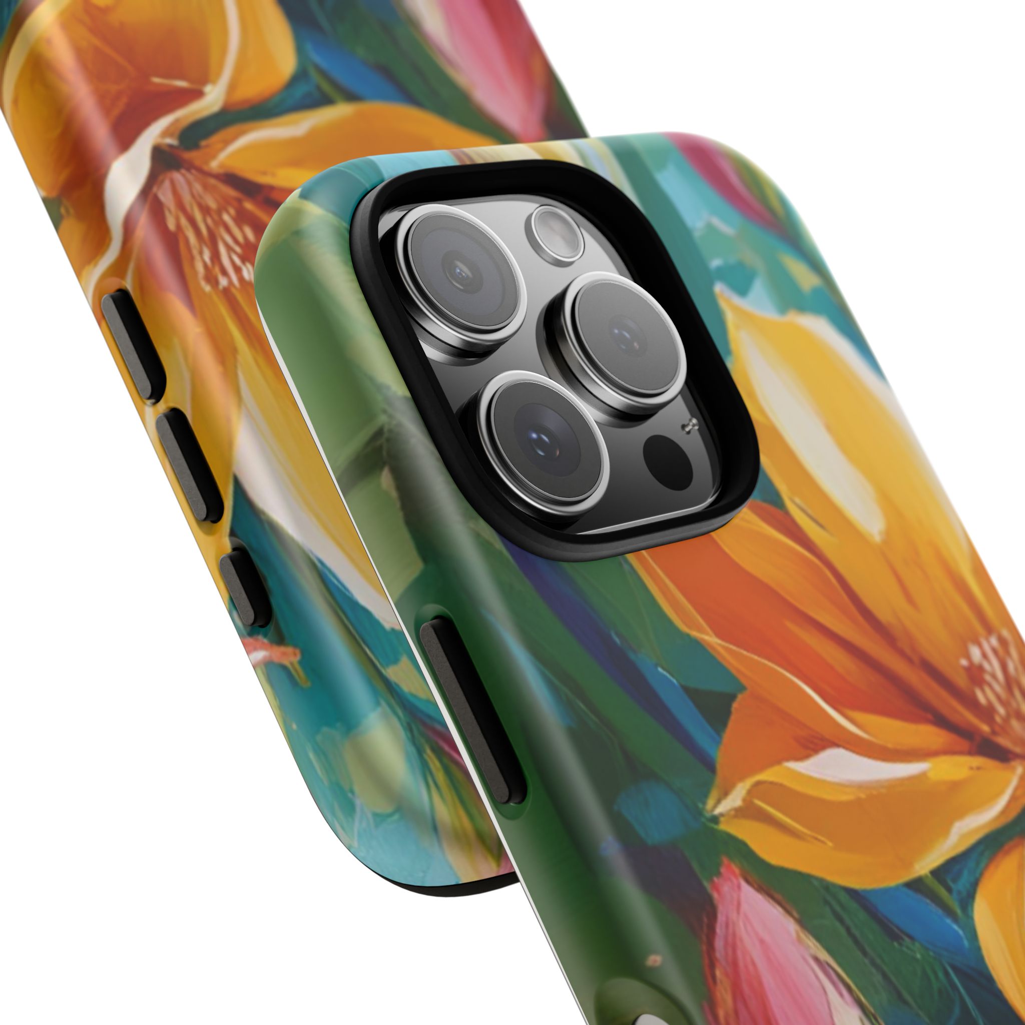 Floral Tough Phone Case - Vibrant Flower Design for Nature Lovers - Image 178