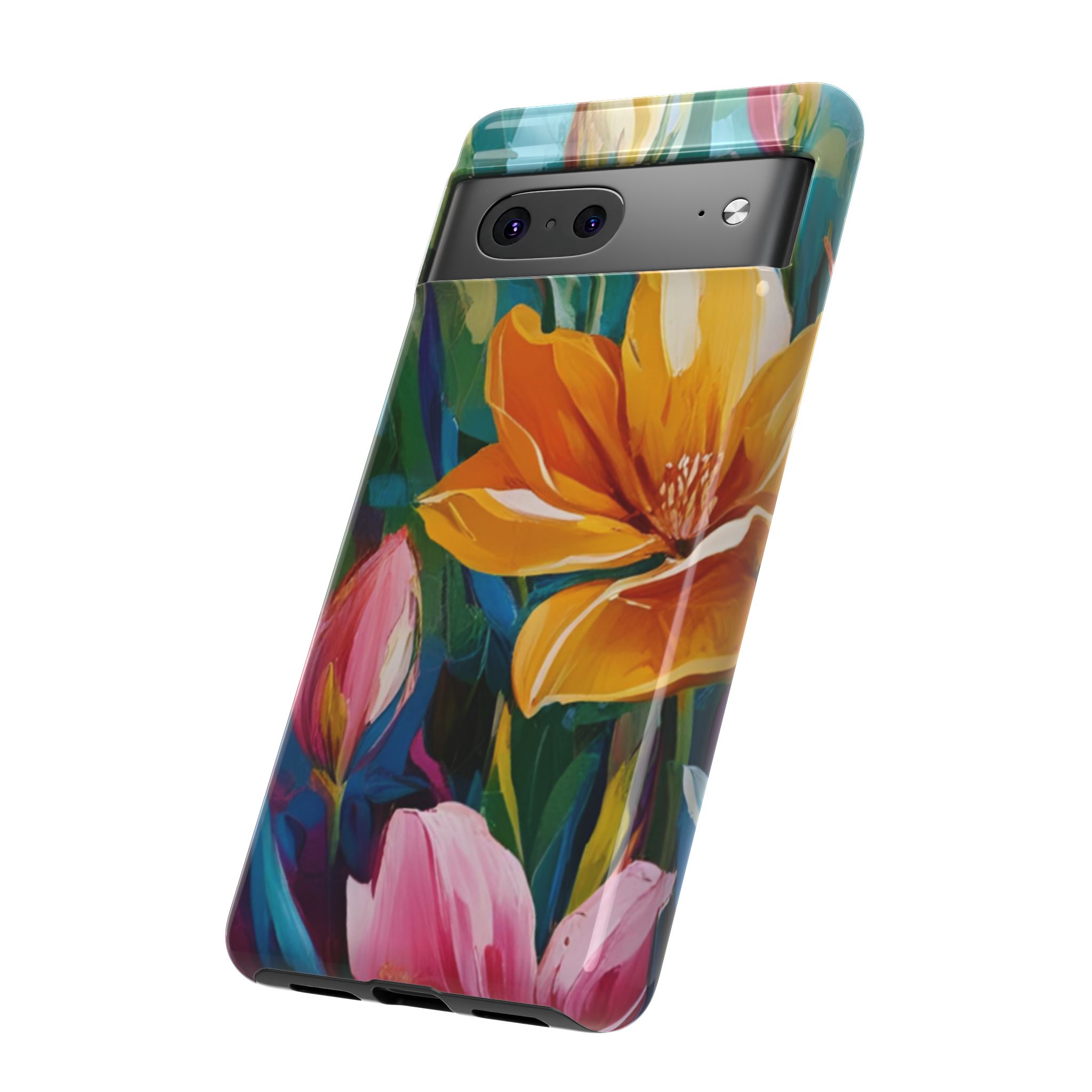 Floral Tough Phone Case - Vibrant Flower Design for Nature Lovers - Image 106