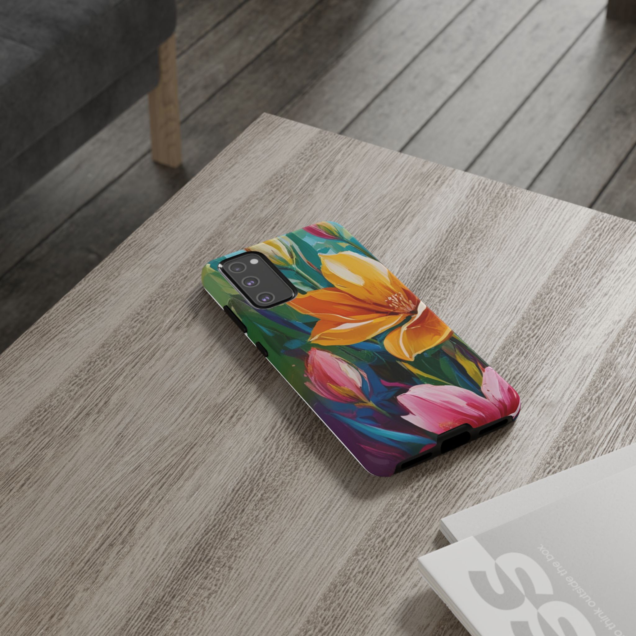 Floral Tough Phone Case - Vibrant Flower Design for Nature Lovers - Image 52