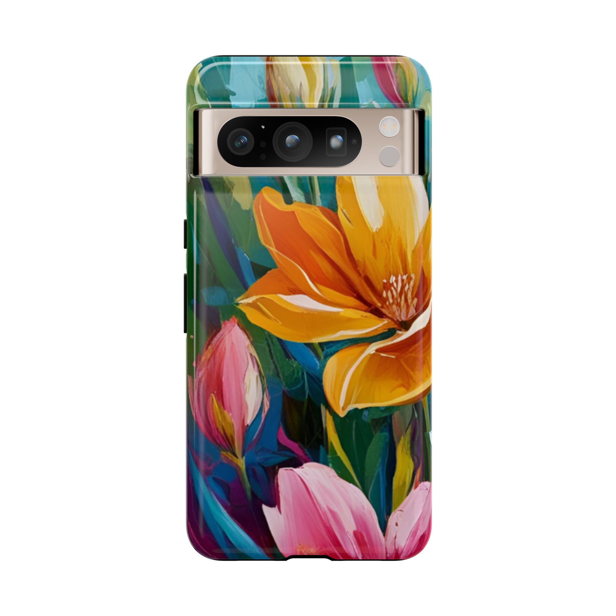 Floral Tough Phone Case - Vibrant Flower Design for Nature Lovers - Image 149