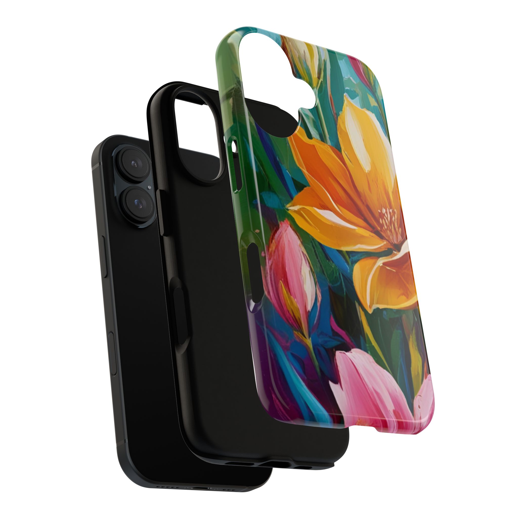 Floral Tough Phone Case - Vibrant Flower Design for Nature Lovers - Image 159