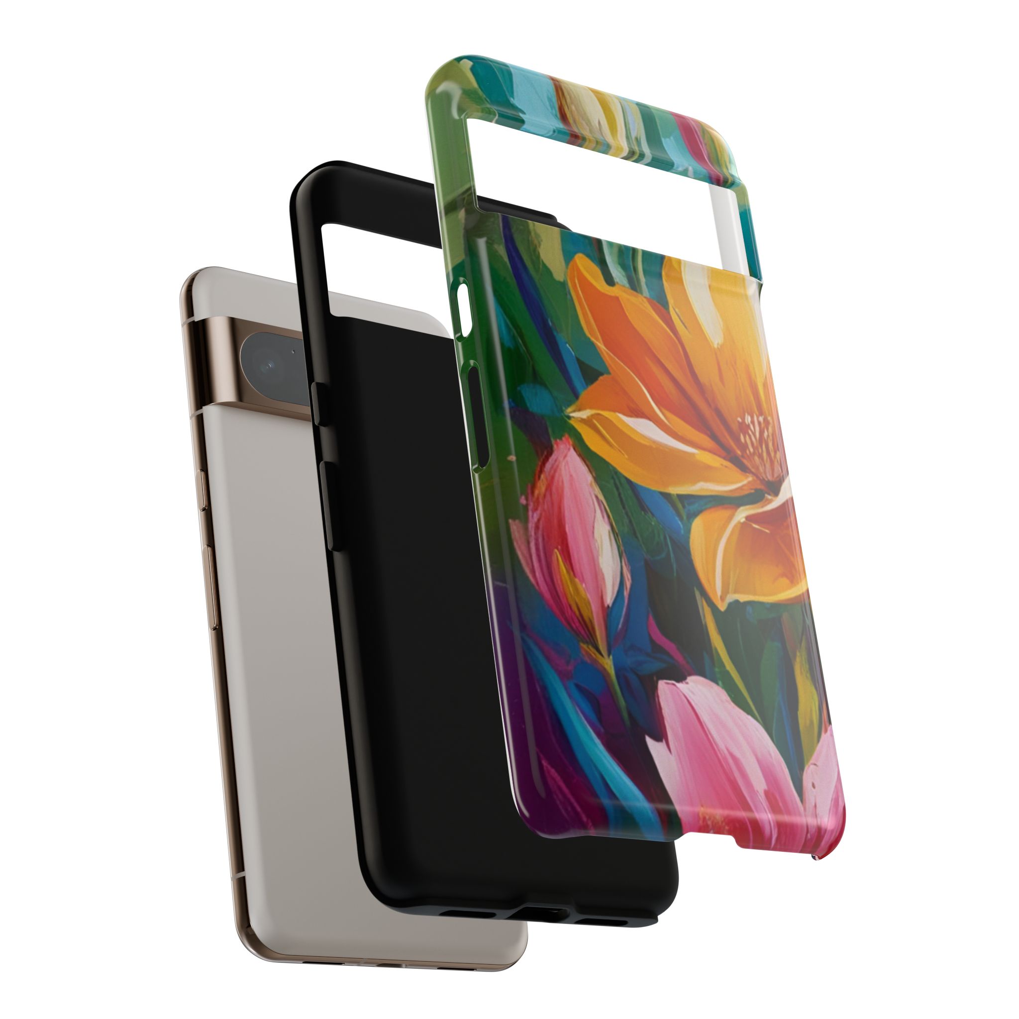 Floral Tough Phone Case - Vibrant Flower Design for Nature Lovers - Image 152