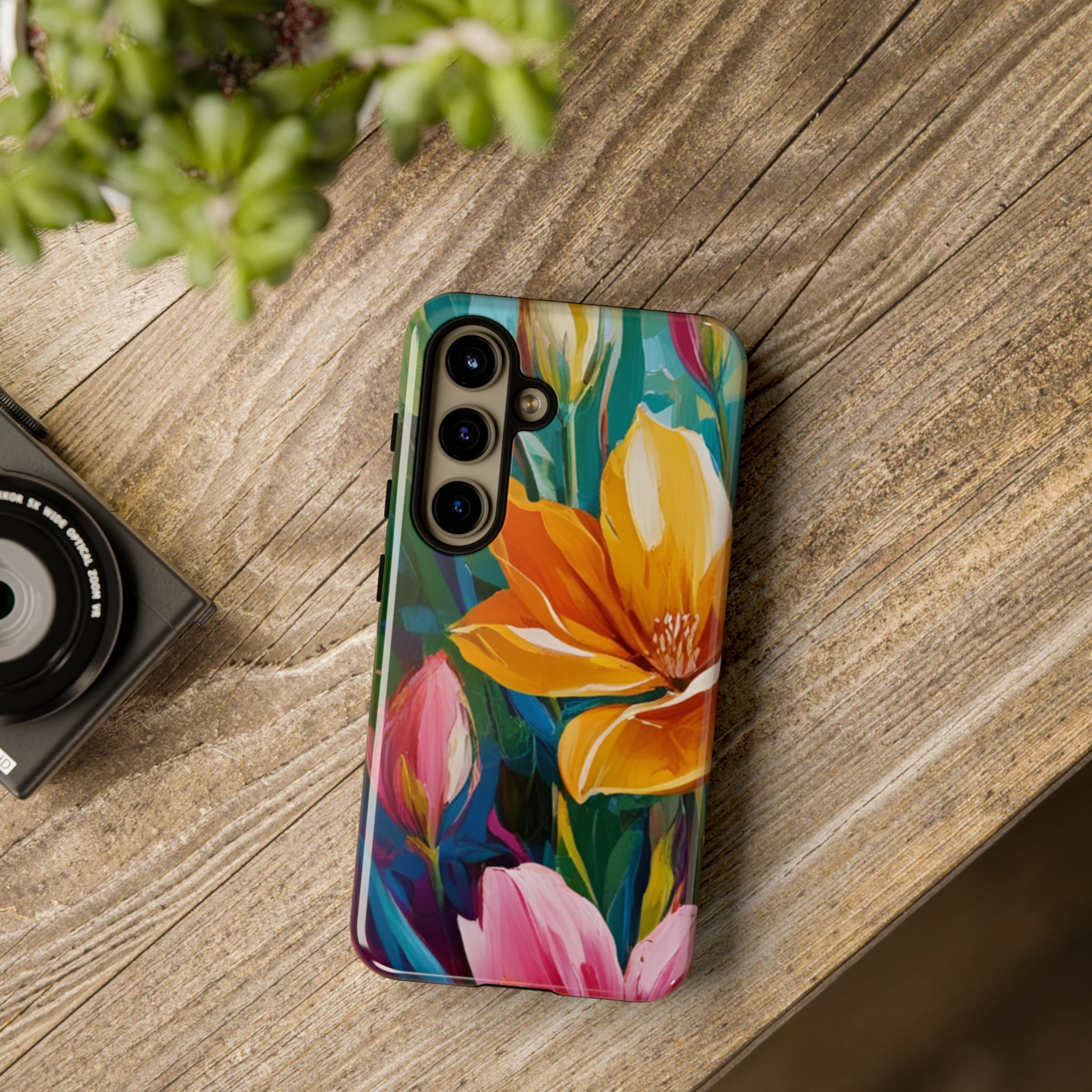 Floral Tough Phone Case - Vibrant Flower Design for Nature Lovers - Image 249