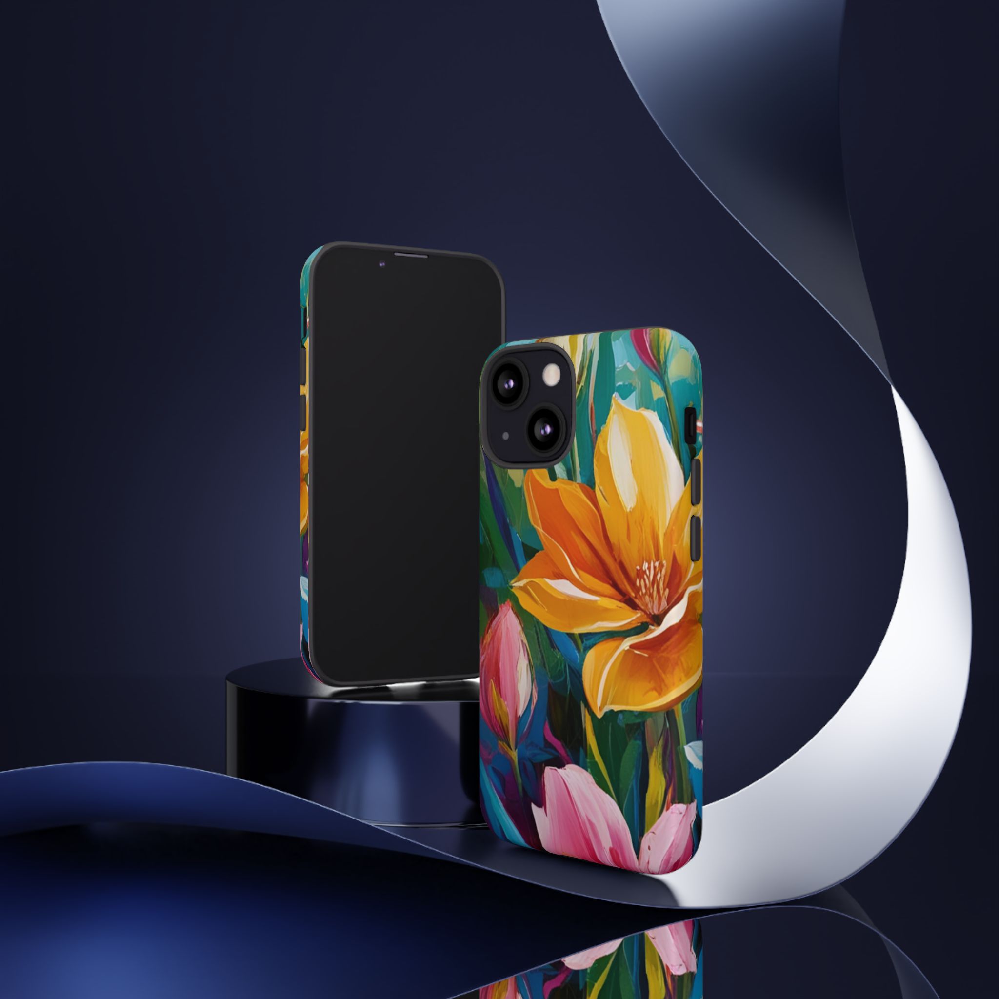 Floral Tough Phone Case - Vibrant Flower Design for Nature Lovers - Image 248