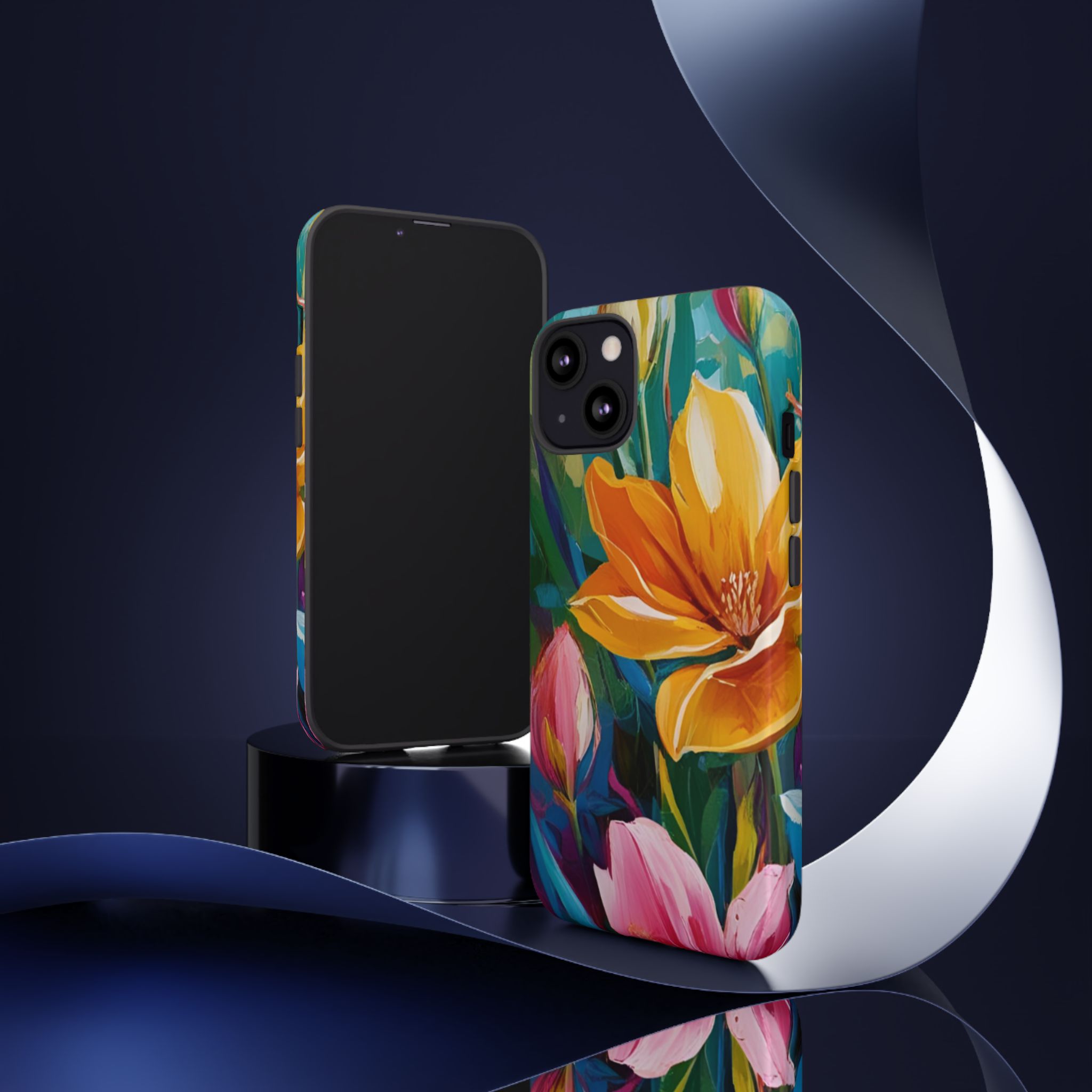 Floral Tough Phone Case - Vibrant Flower Design for Nature Lovers - Image 28